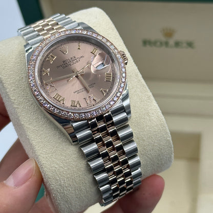 Rolex Datejust 36 126281RBR Pink Roman Dial Jubilee 126281RBR-0015 2025