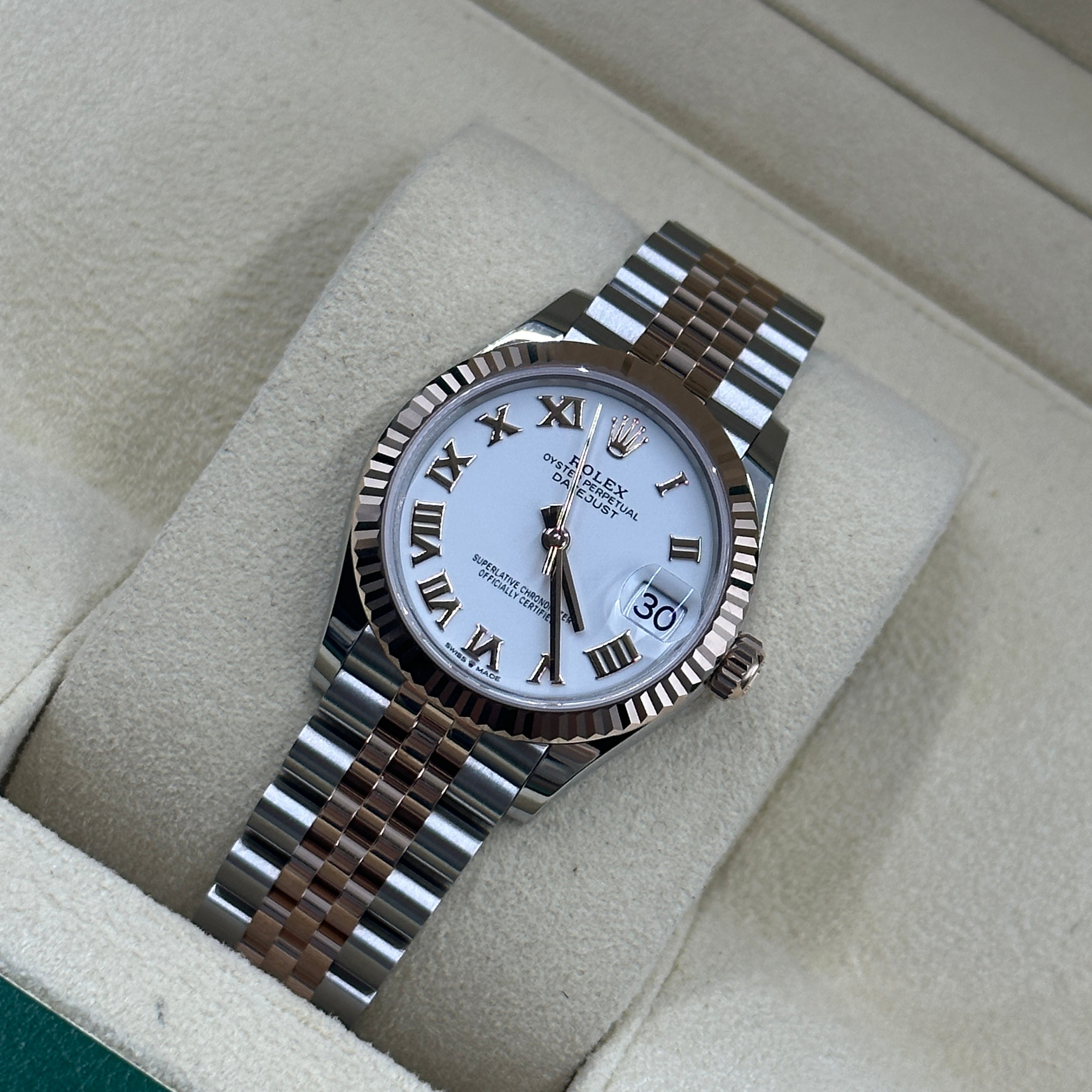 Rolex Datejust 31 278271 White Roman Jubilee 2025
