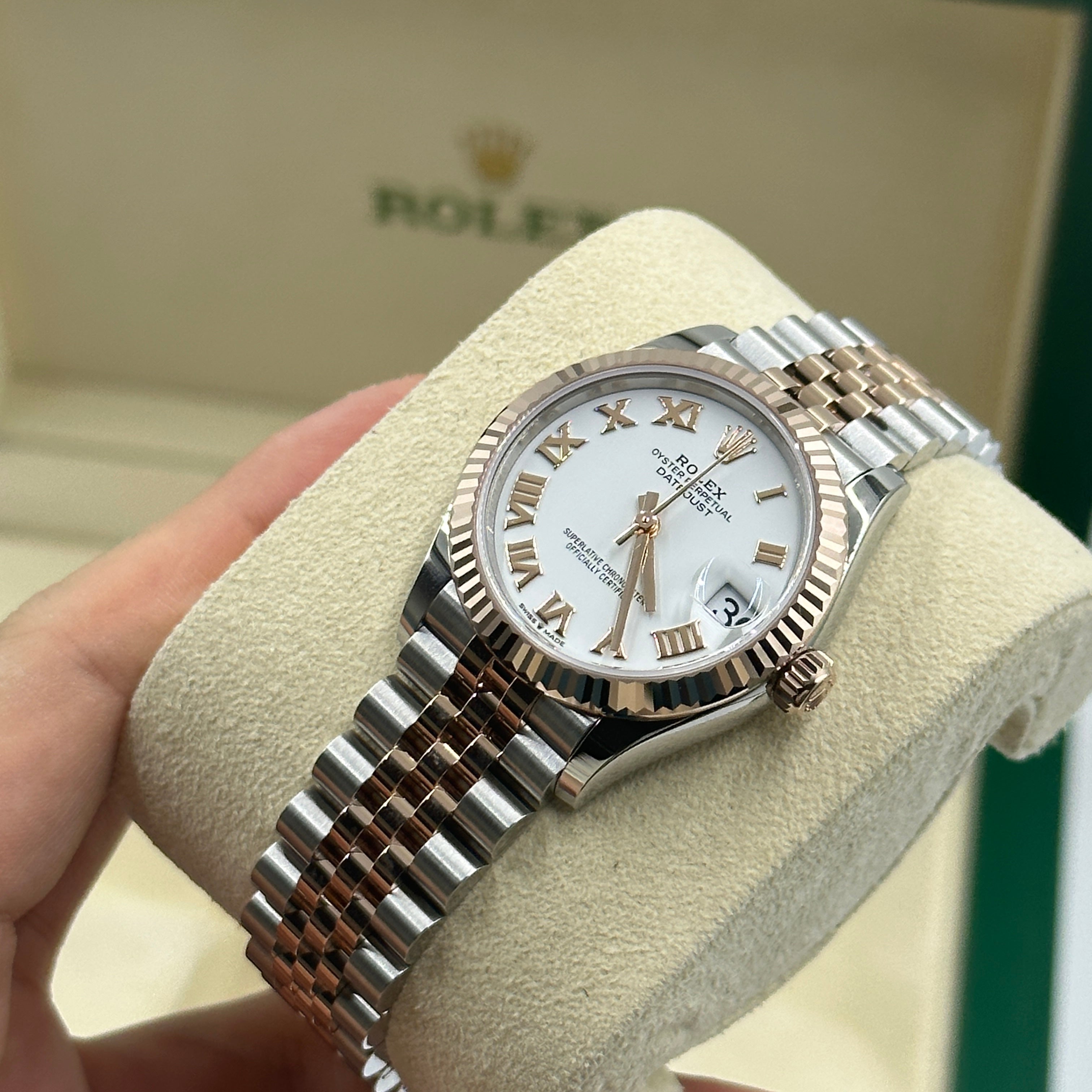 Rolex Datejust 31 278271 White Roman Jubilee 2025