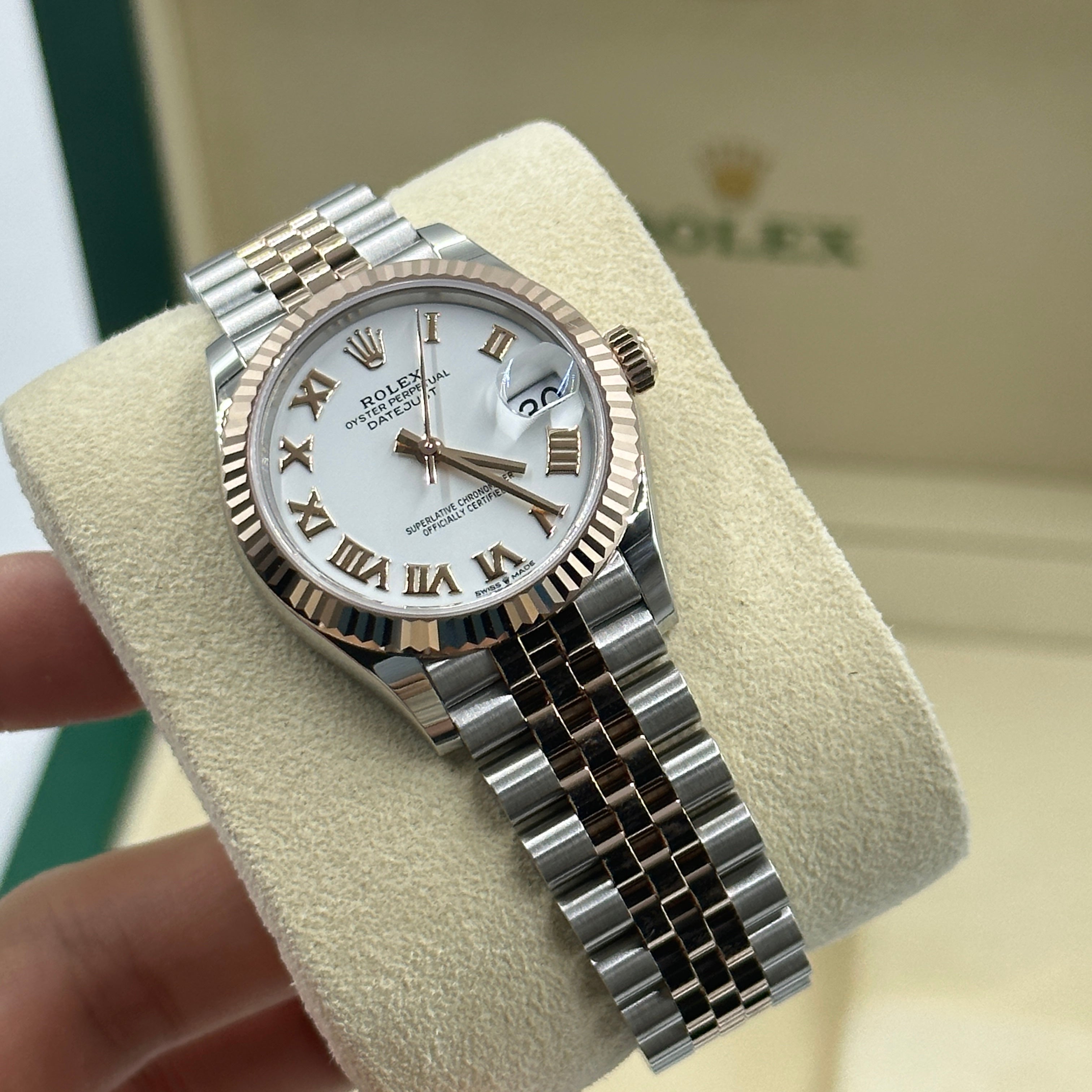 Rolex Datejust 31 278271 White Roman Jubilee 2025
