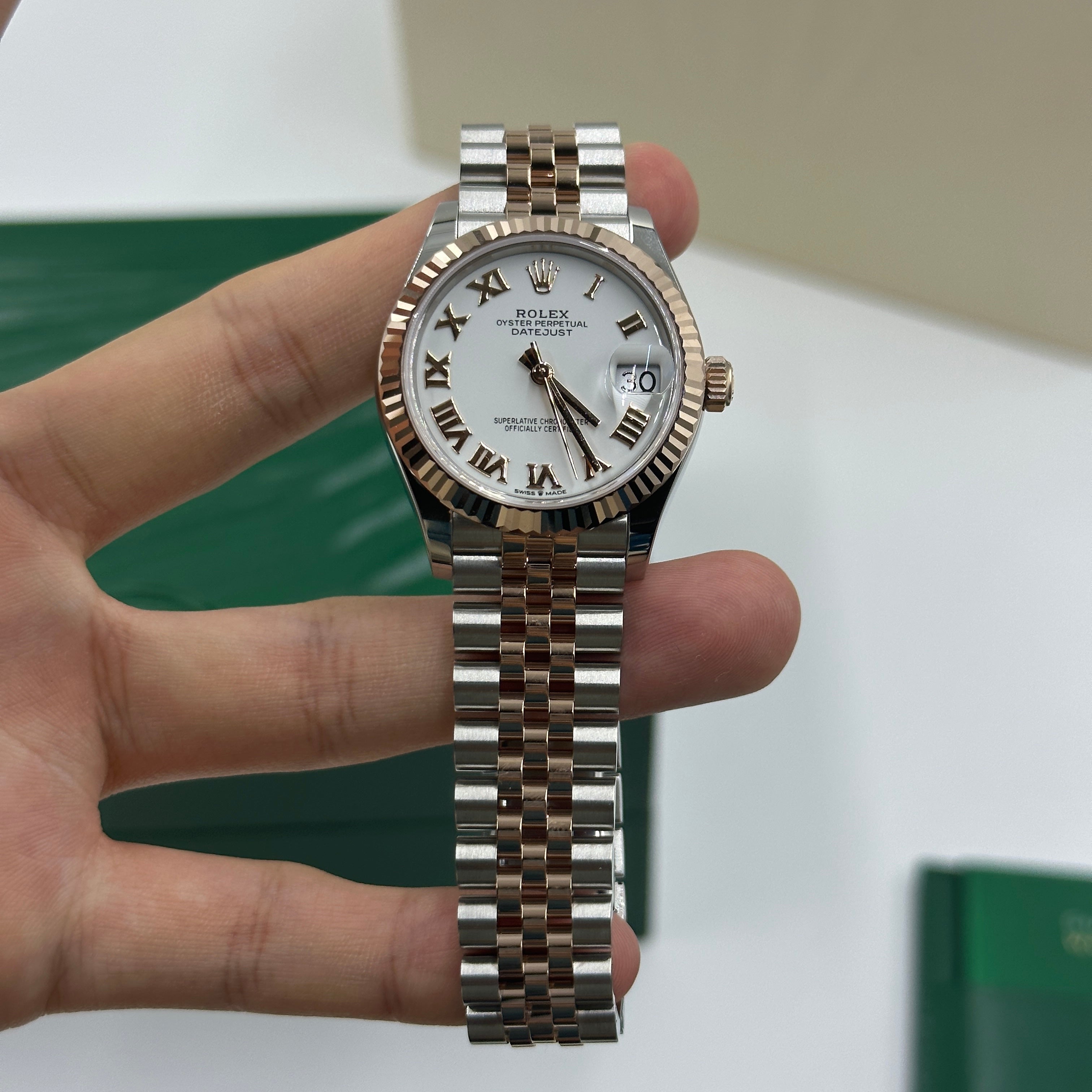 Rolex Datejust 31 278271 White Roman Jubilee 2025