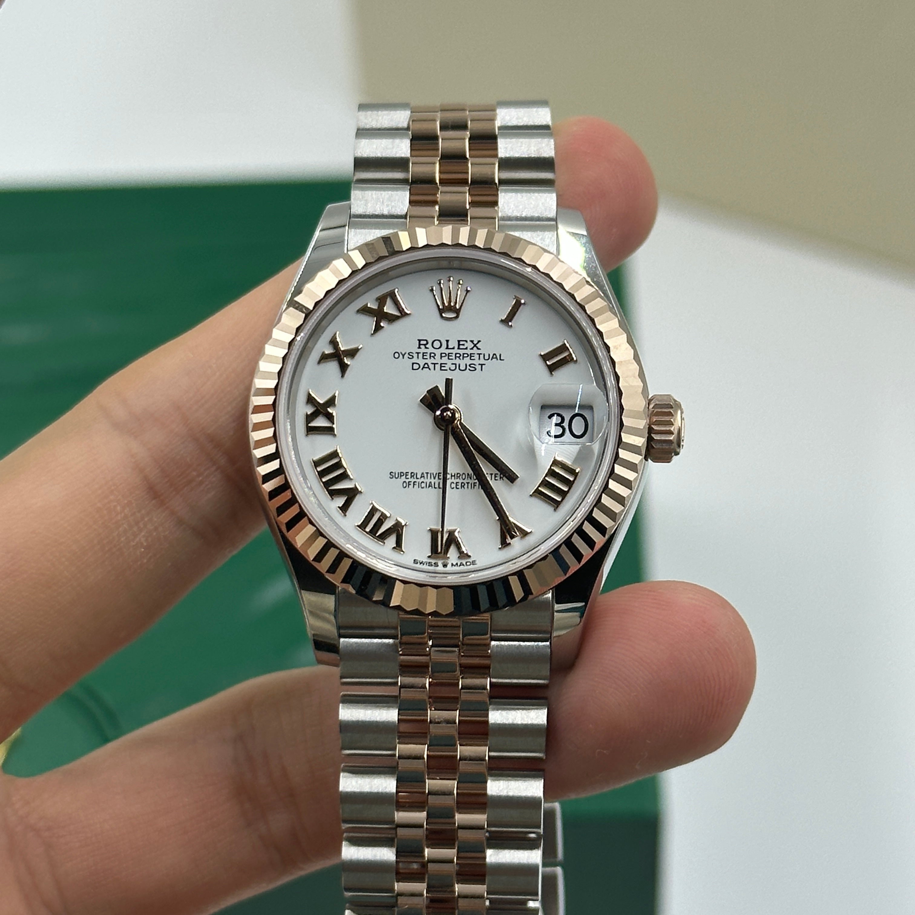Rolex Datejust 31 278271 White Roman Jubilee 2025