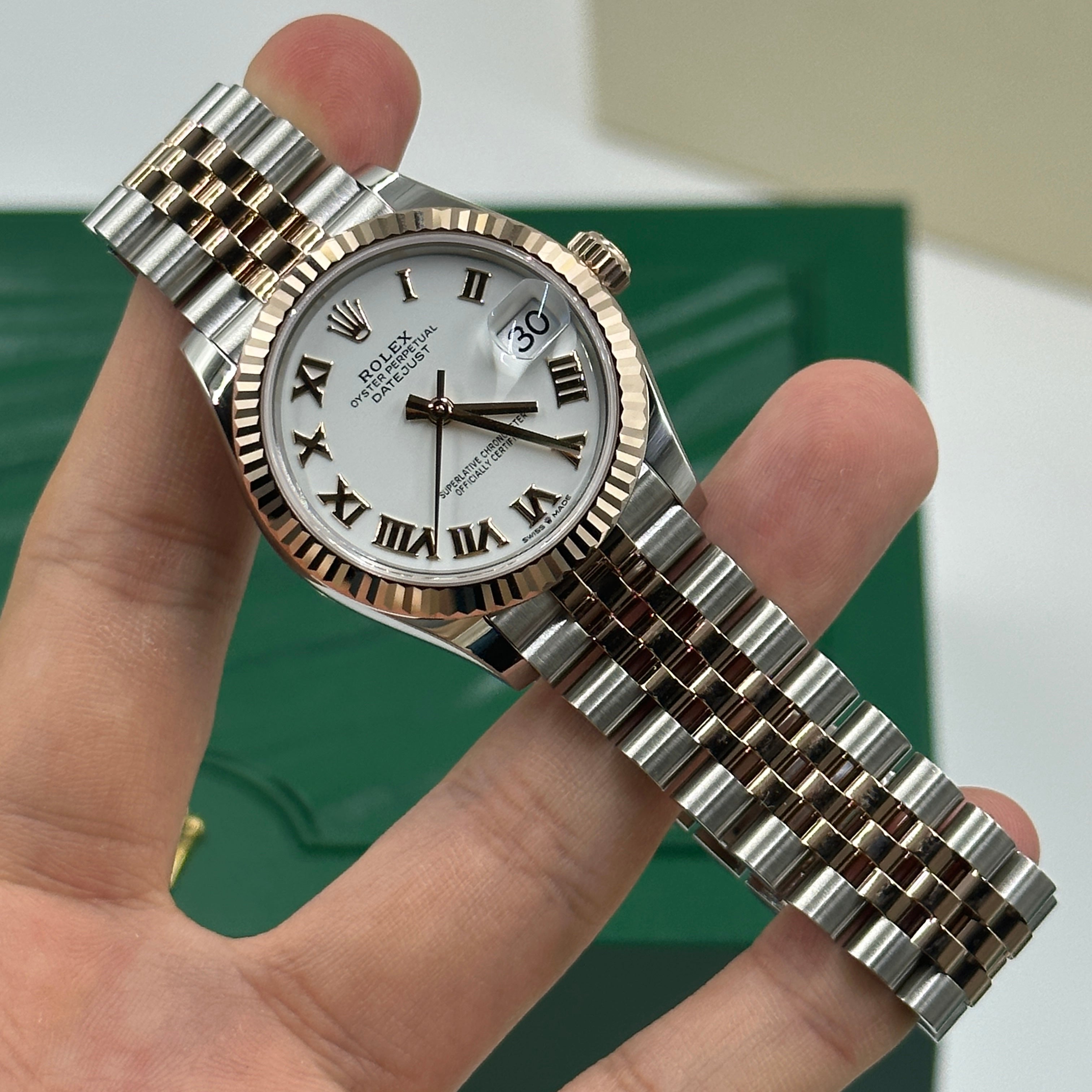 Rolex Datejust 31 278271 White Roman Jubilee 2025