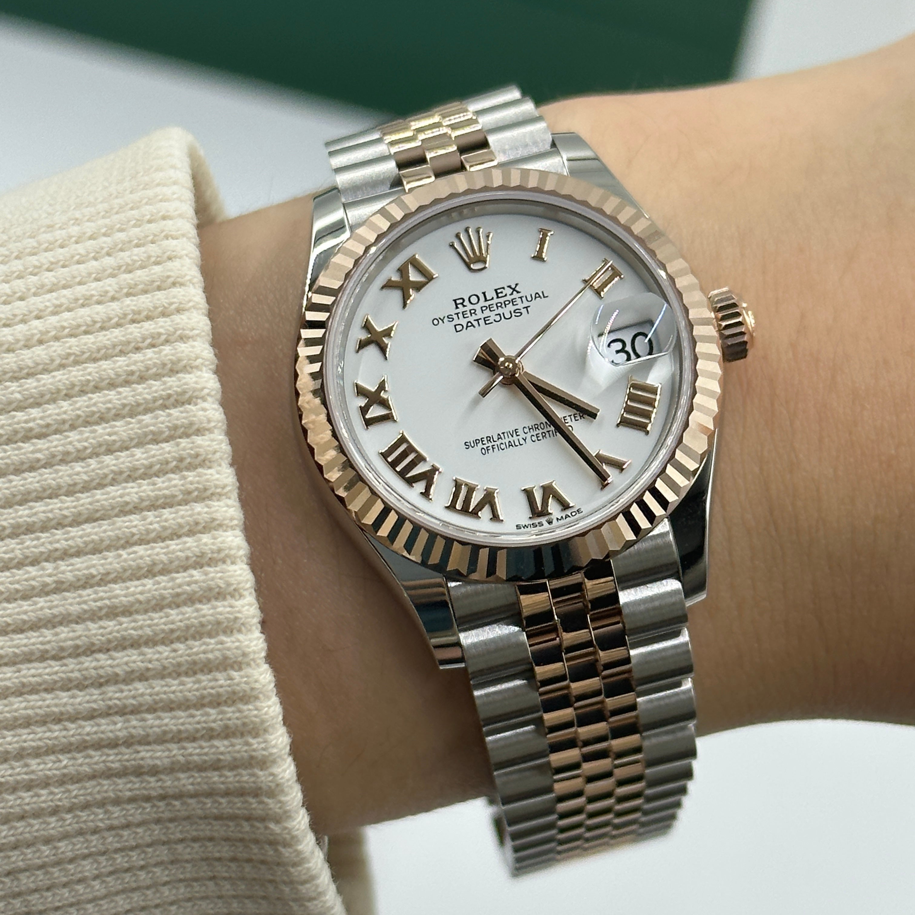 Rolex Datejust 31 278271 White Roman Jubilee 2025