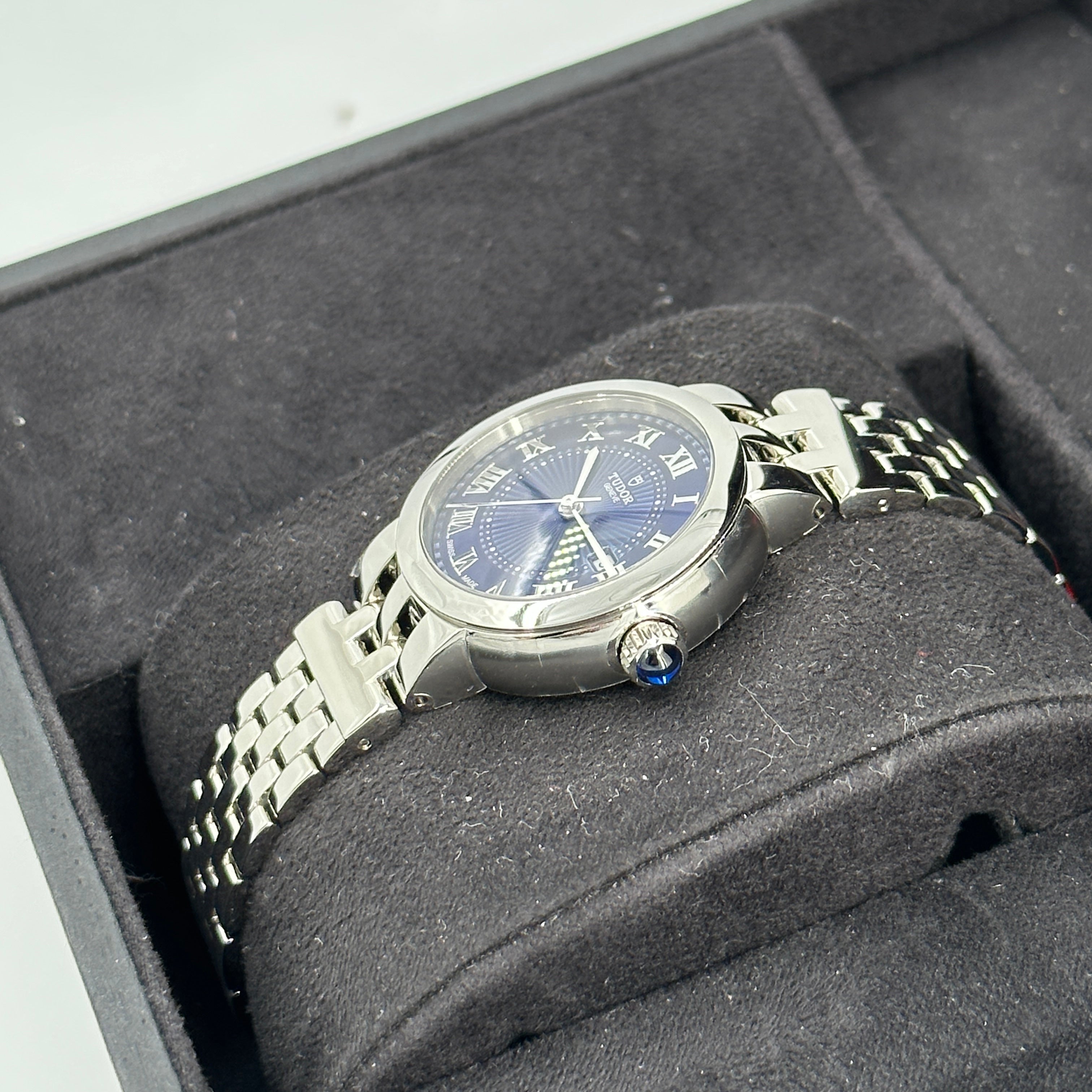 Tudor Clair De Rose 30mm 35500-0009 Blue Roman 2024 – EW Watches