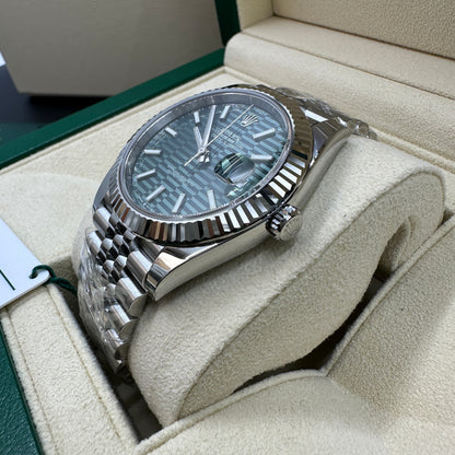 Rolex Datejust 41 126334 Mint Green Index Jubilee 2025