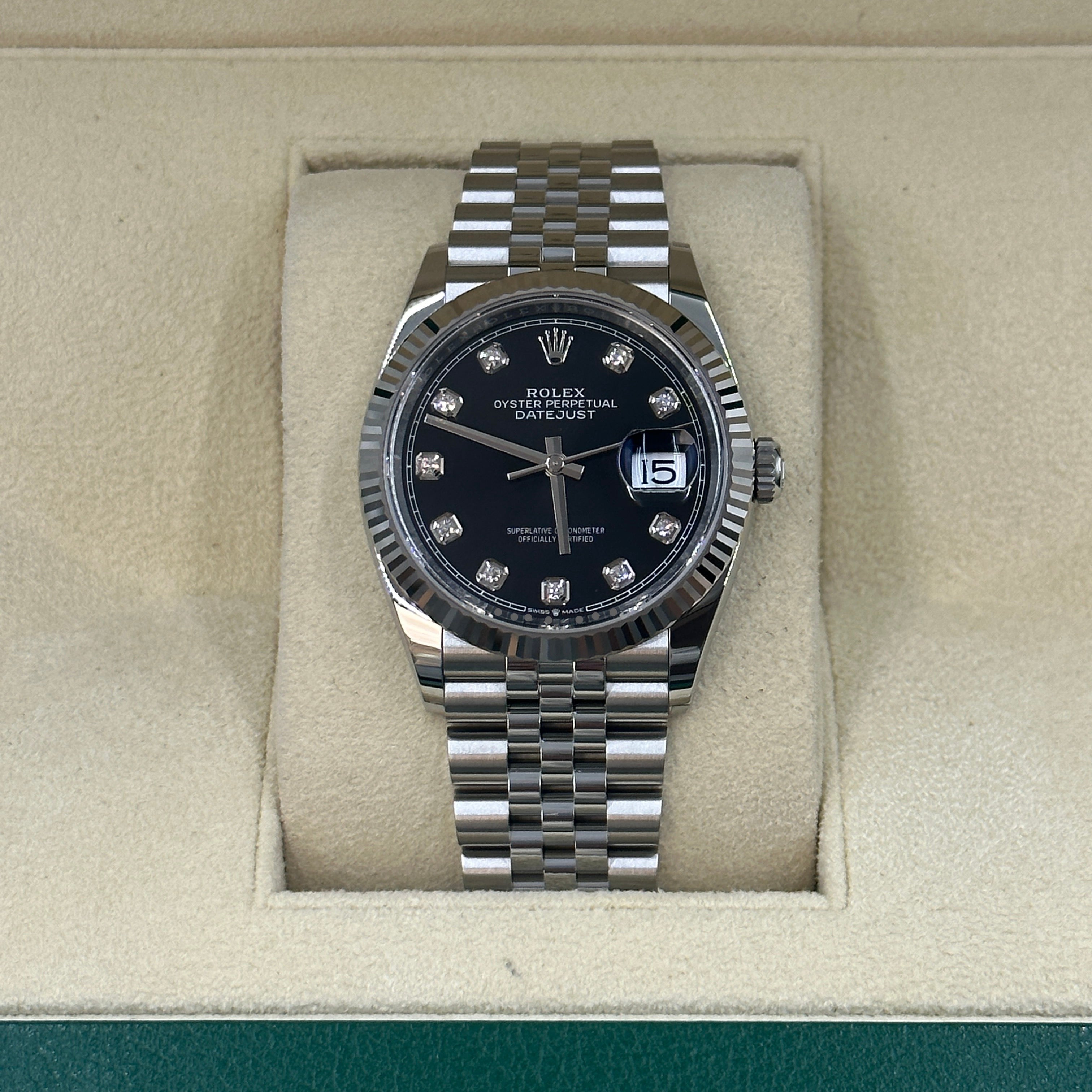 Rolex Datejust 36 126281RBR G BLACK JUB