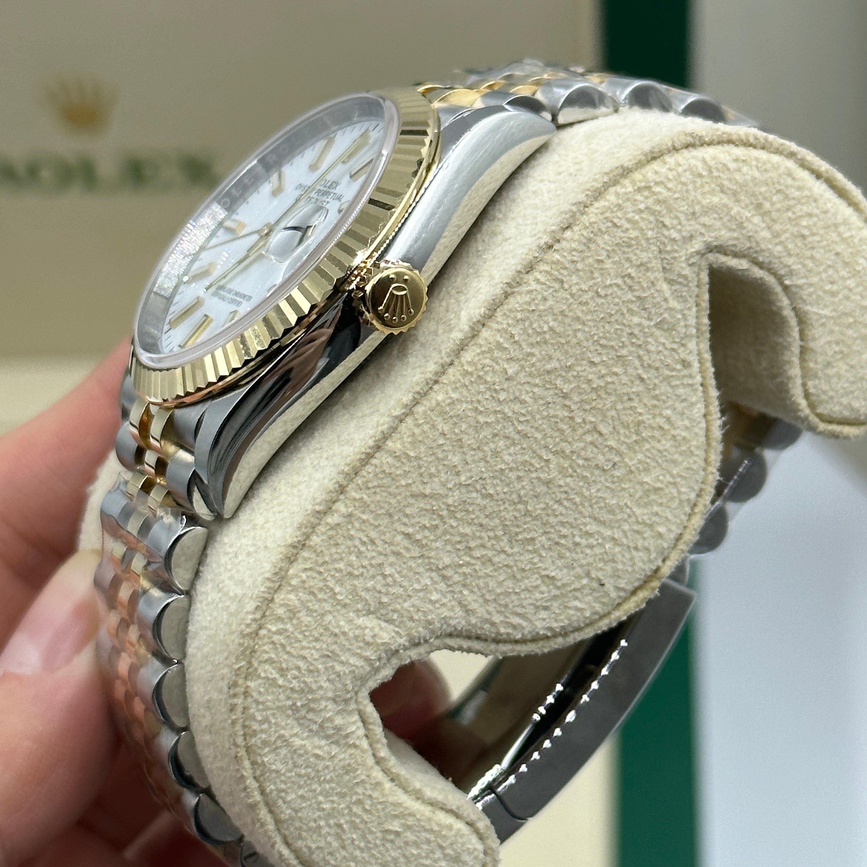 Rolex Datejust 41 126333 White Index Jubilee 2025