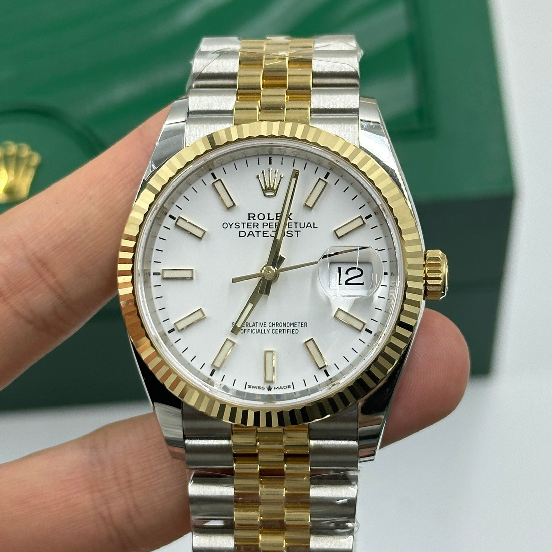 Rolex Datejust 41 126333 White Index Jubilee 2025