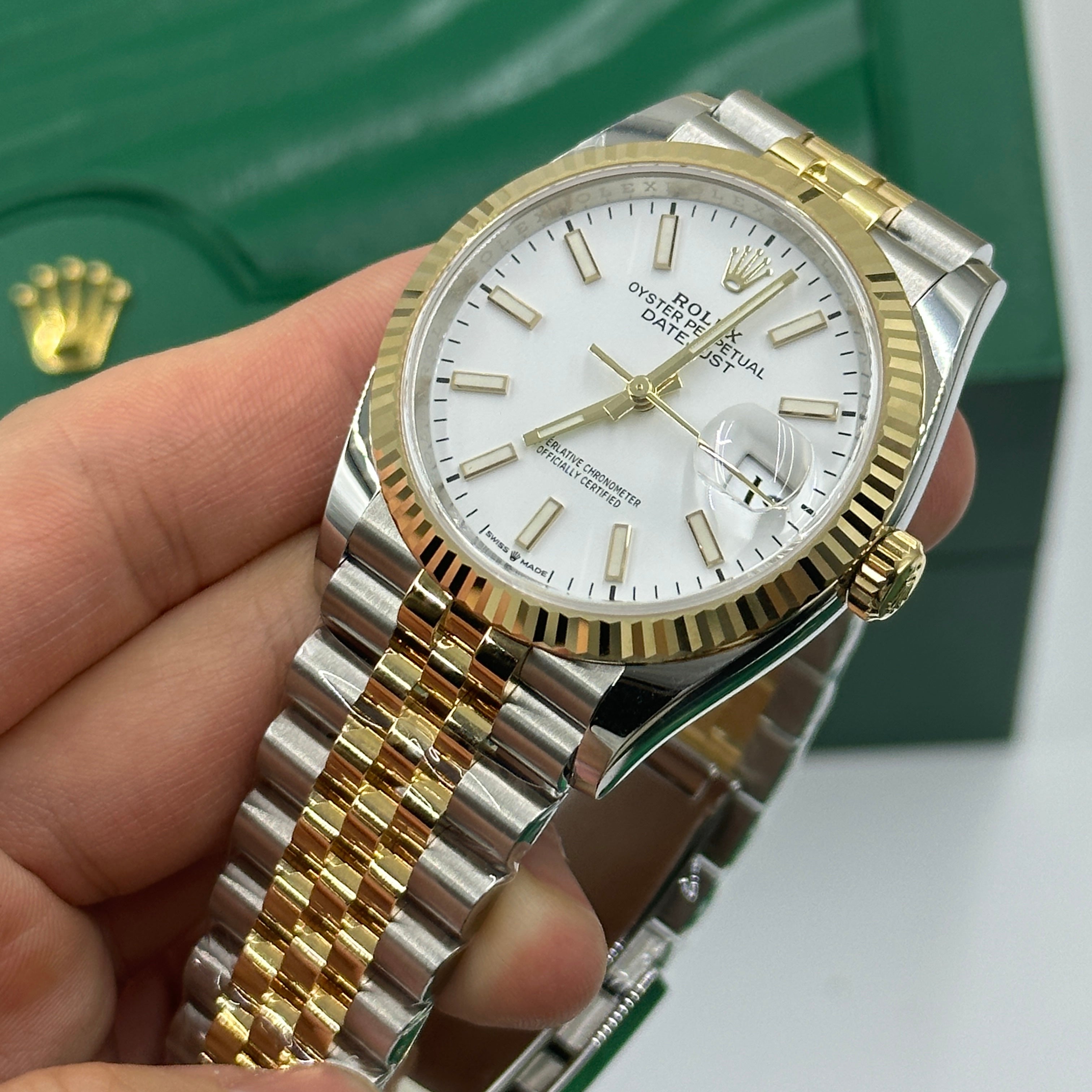 Rolex Datejust 41 126333 White Index Jubilee 2025