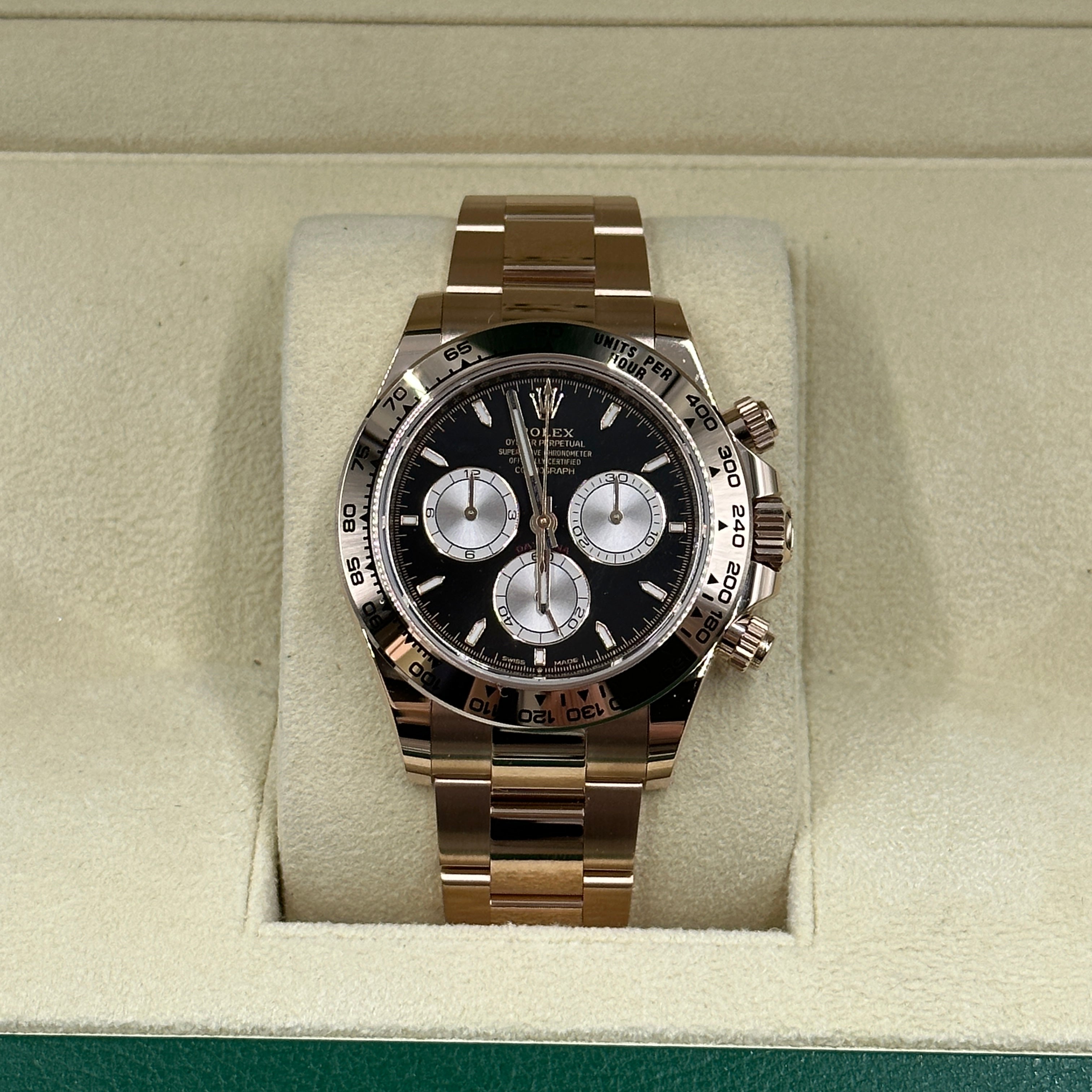 Rolex Cosmograph Daytona 126505 Bright black and Sundust
