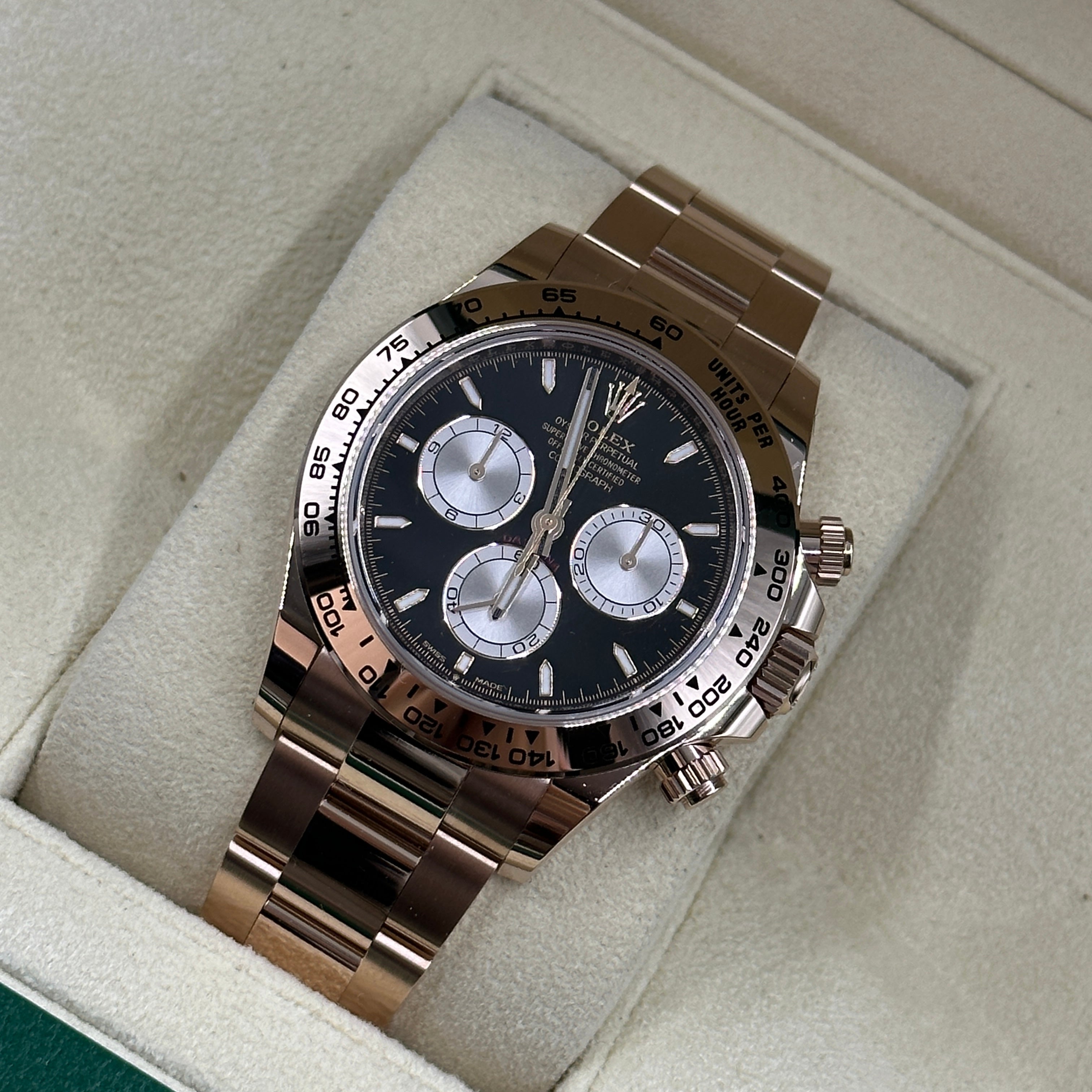 Rolex Cosmograph Daytona 126505 Bright black and Sundust