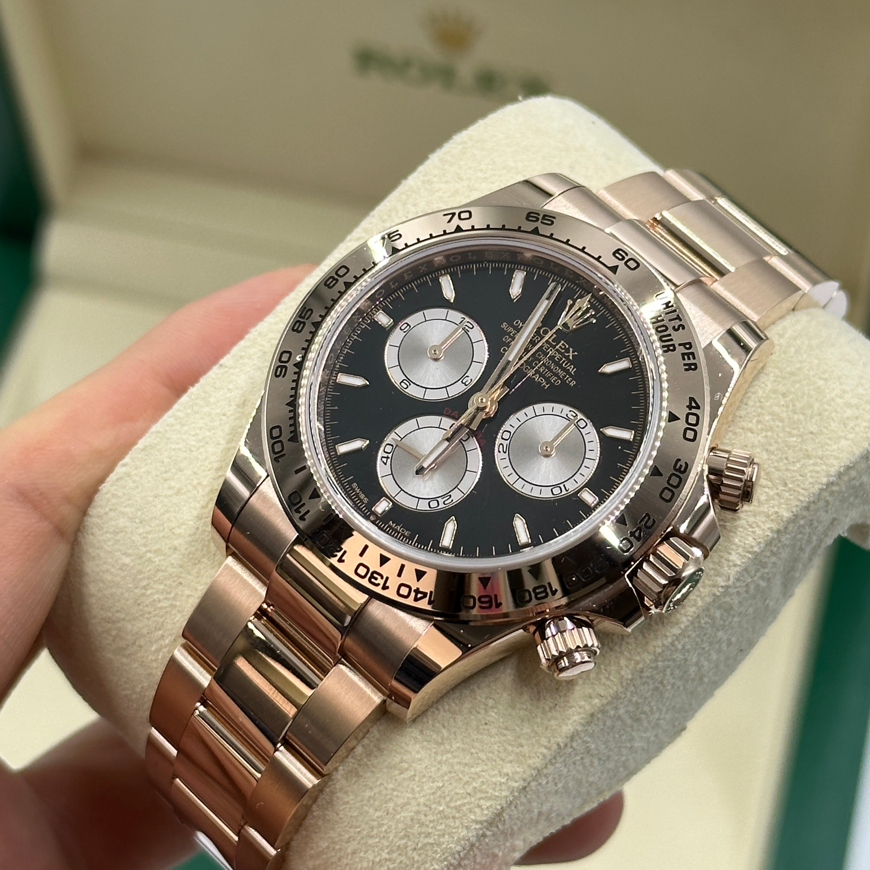 Rolex Cosmograph Daytona 126505 Bright black and Sundust