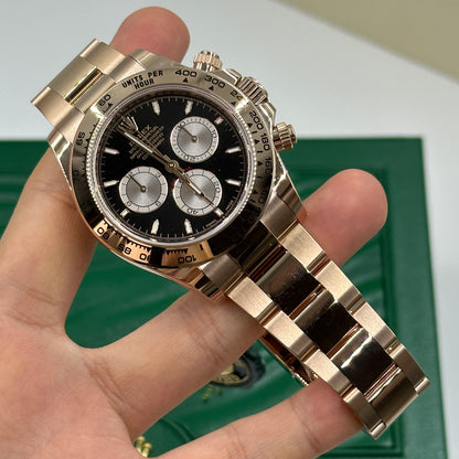 Rolex Cosmograph Daytona 126505 Bright black and Sundust