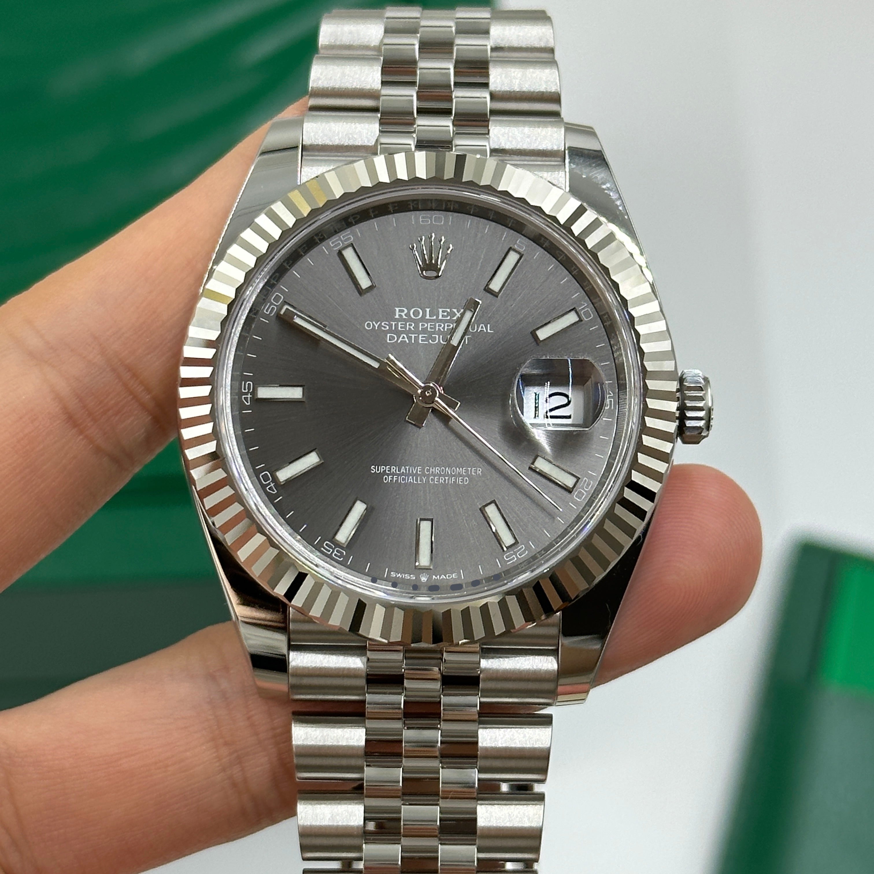 Rolex Datejust 41 126334 Grey Index Jubilee 2026