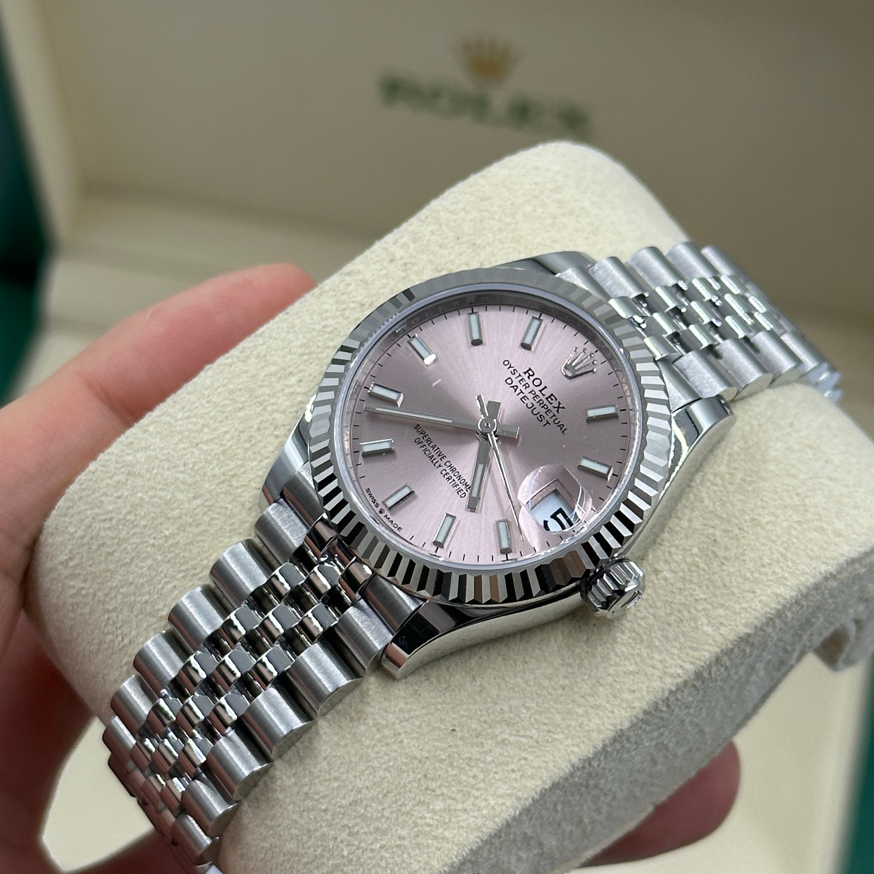 Rolex Datejust 31 278274 PINK INDEX JUB 2026 – EW Watches