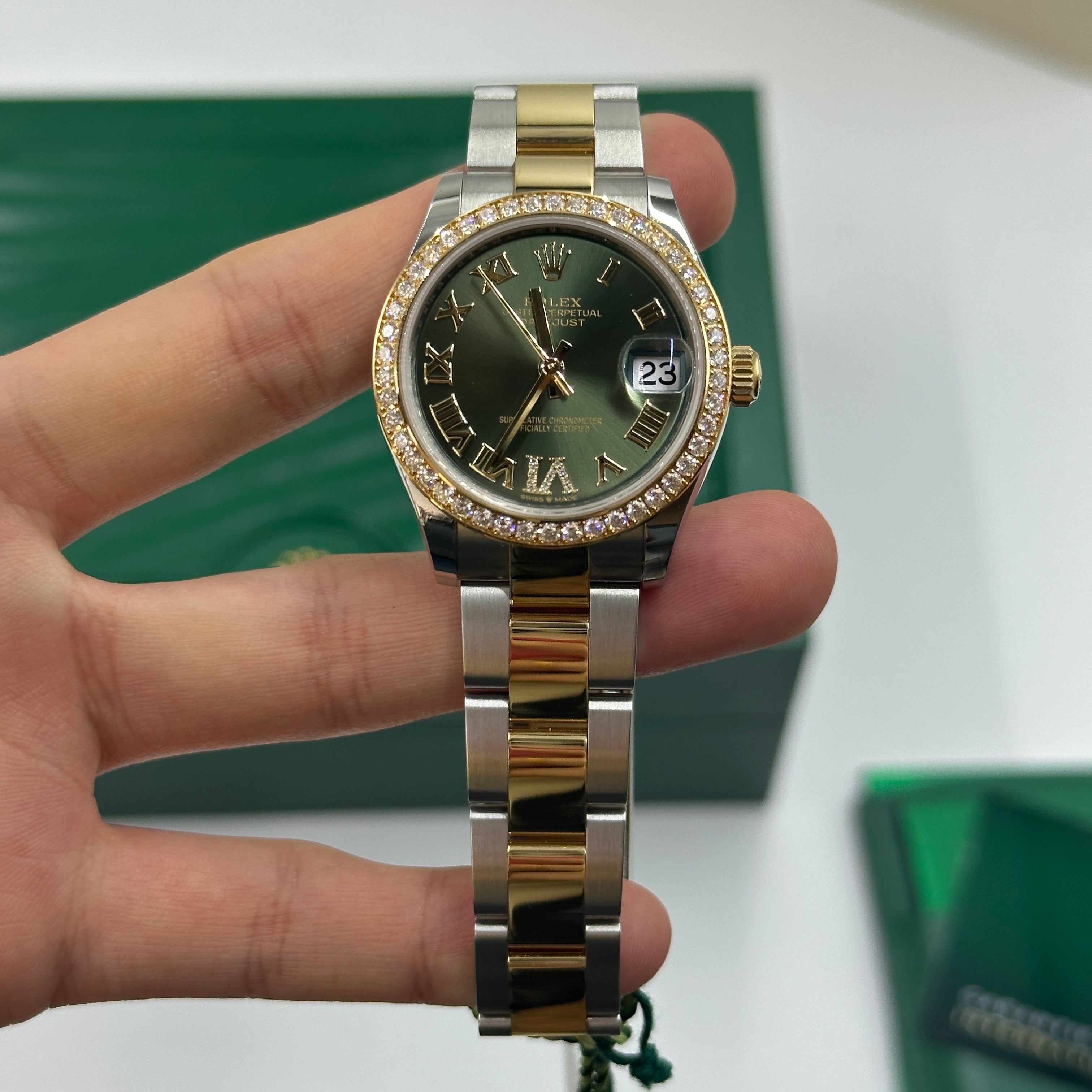 Rolex Datejust 31 278383RBR Green VI Oyster 2023