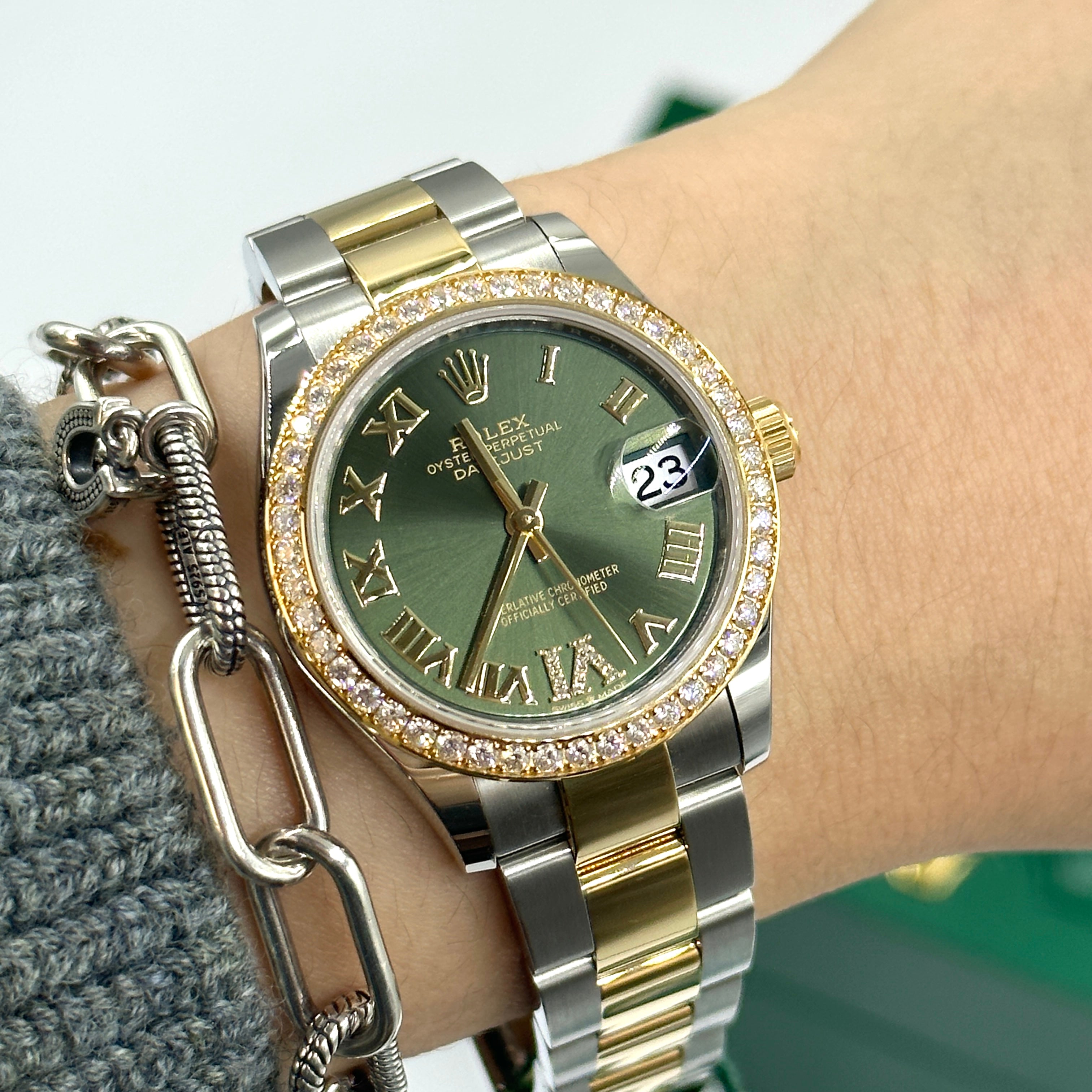 Rolex Datejust 31 278383RBR Green VI Oyster 2023