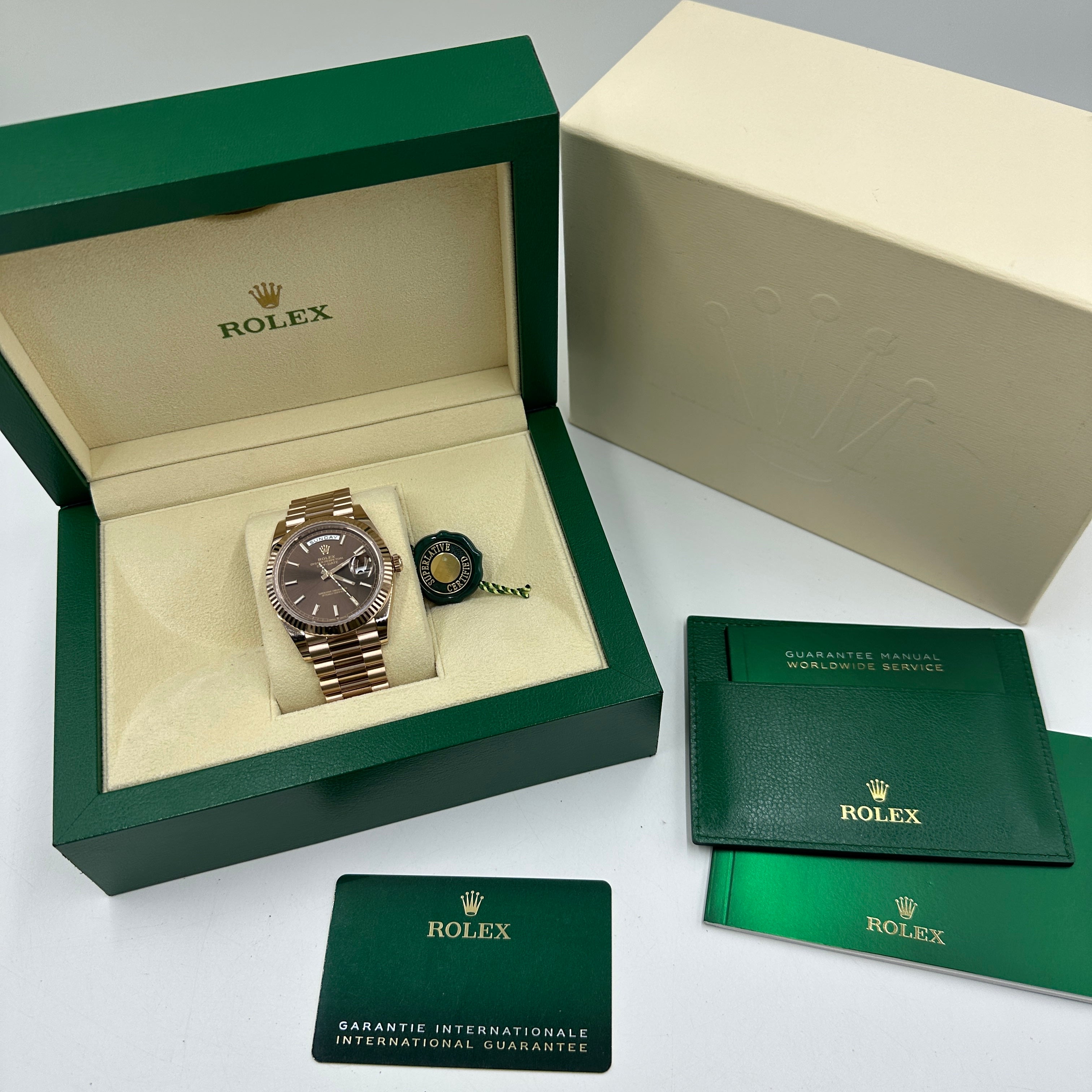 Rolex Day-Date 40 228235-0053 Chocolate Index 2026