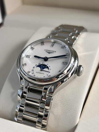 Longines Primlauna 34mm Auto Moonphase L8.126.4.87.6 2026
