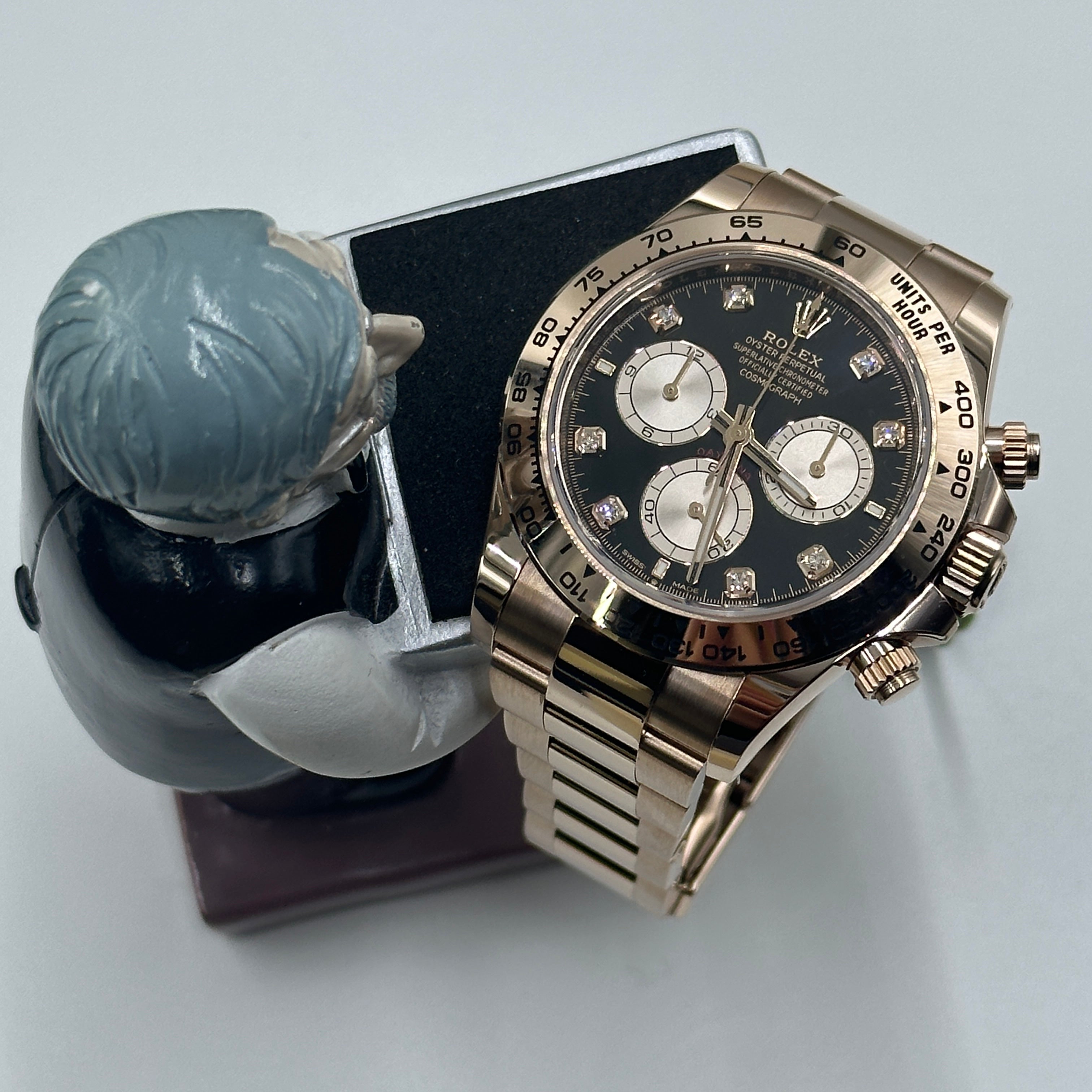Rolex Cosmograph Daytona 126505 Bright black and sundust set with diamonds