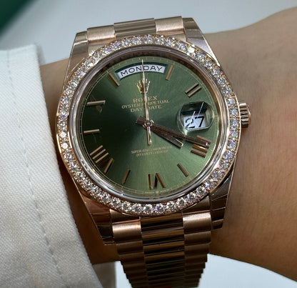 Rolex Day-Date 40 228345RBR Green Roman 2024