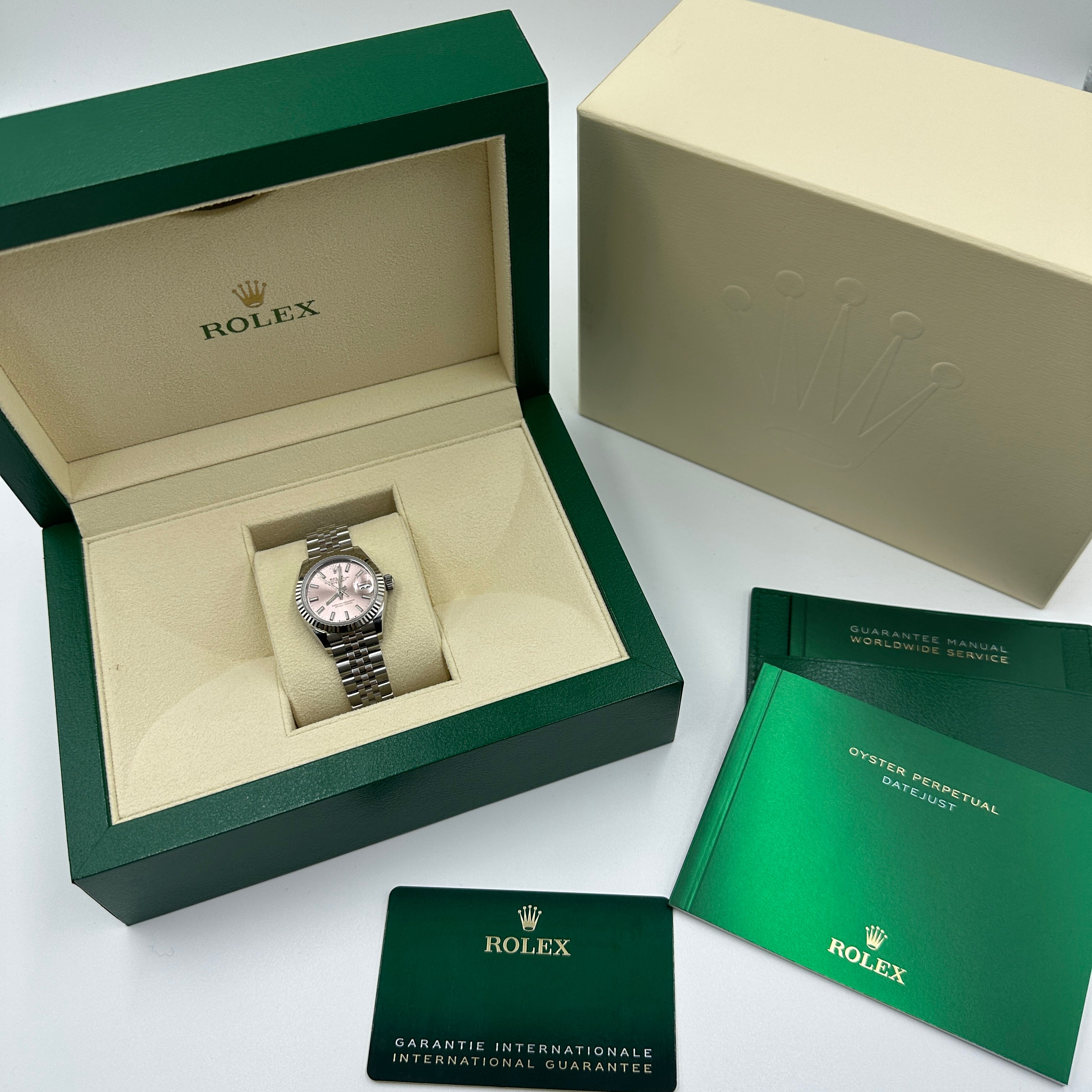 Rolex Lady-Datejust 279174 Pink Index Jubilee 2024