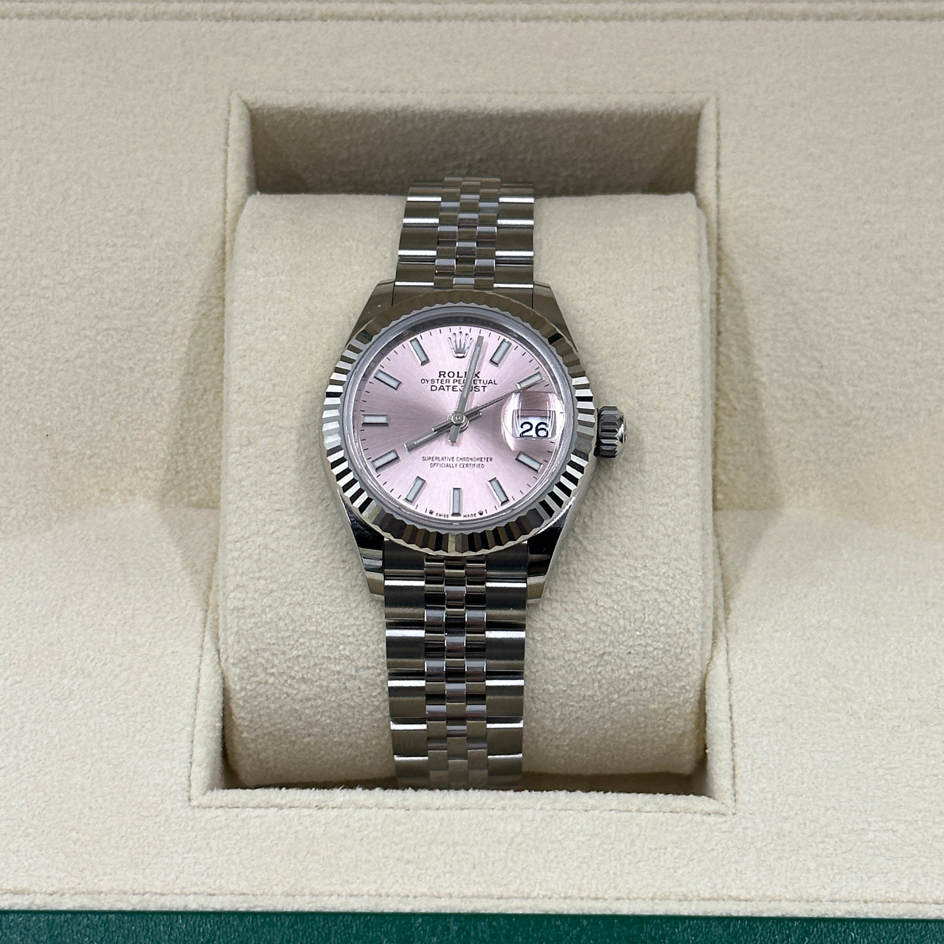 Rolex Lady-Datejust 279174 Pink Index Jubilee 2024