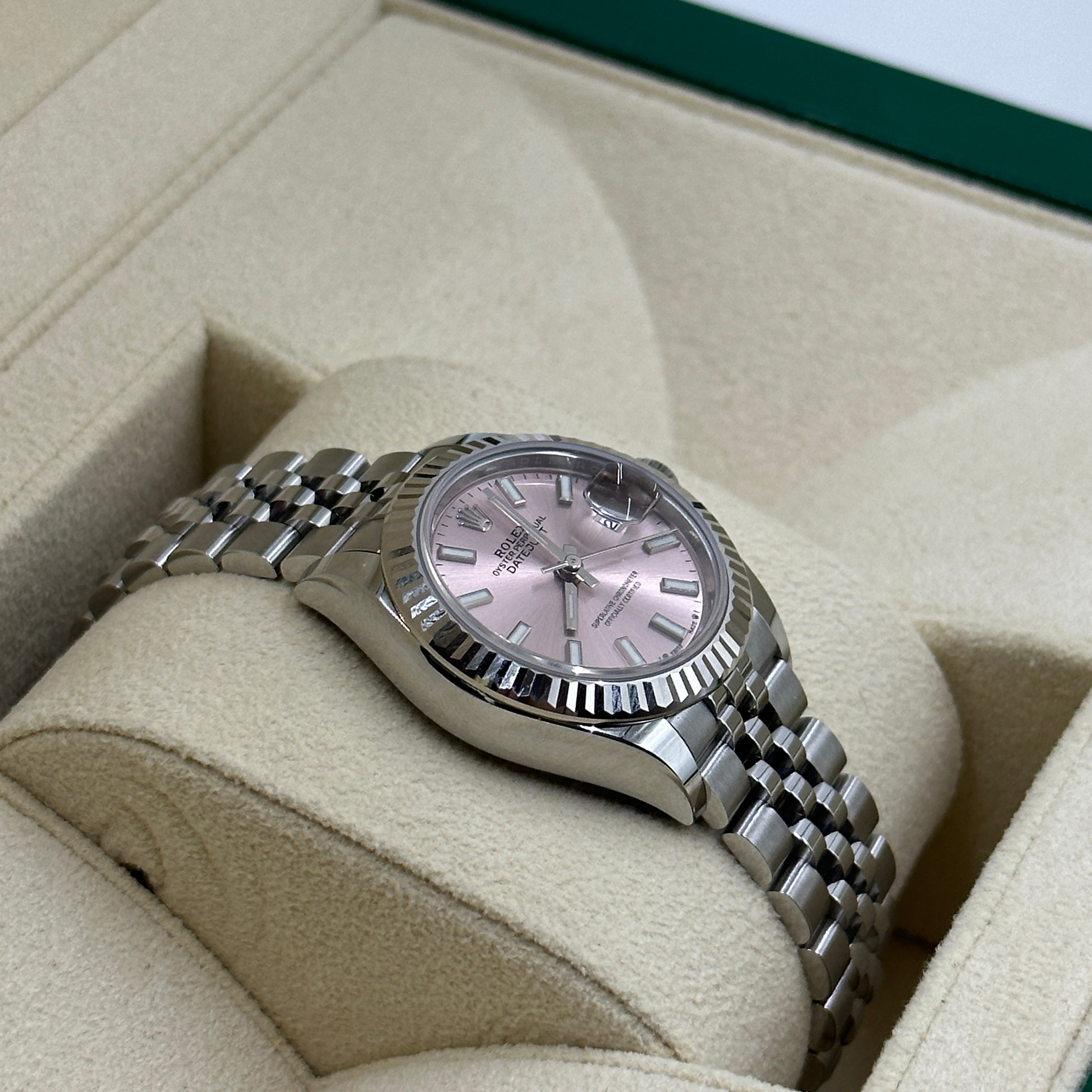 Rolex Lady-Datejust 279174 Pink Index Jubilee 2024
