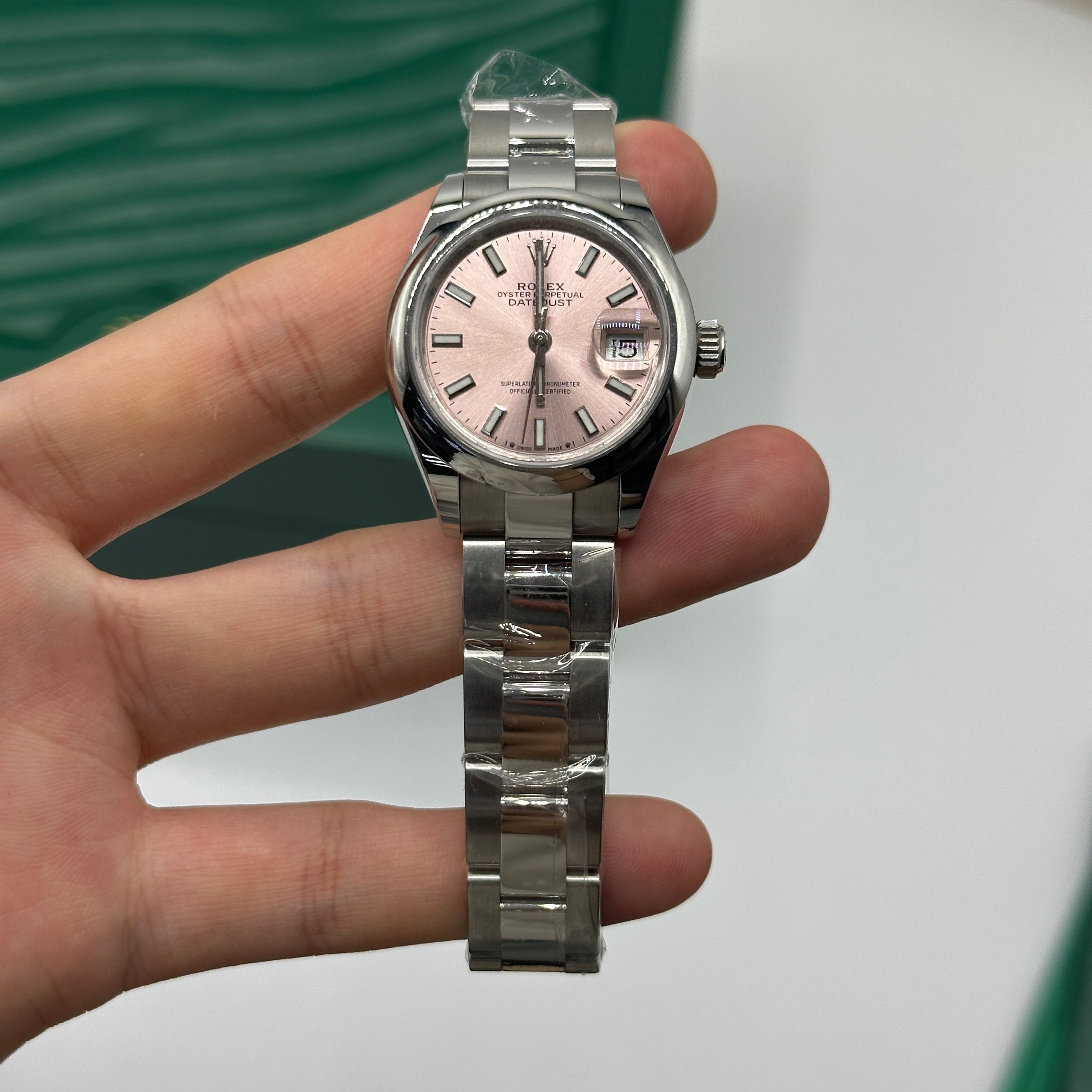 Rolex Lady-Datejust 279160 Pink Index Oyster 2025