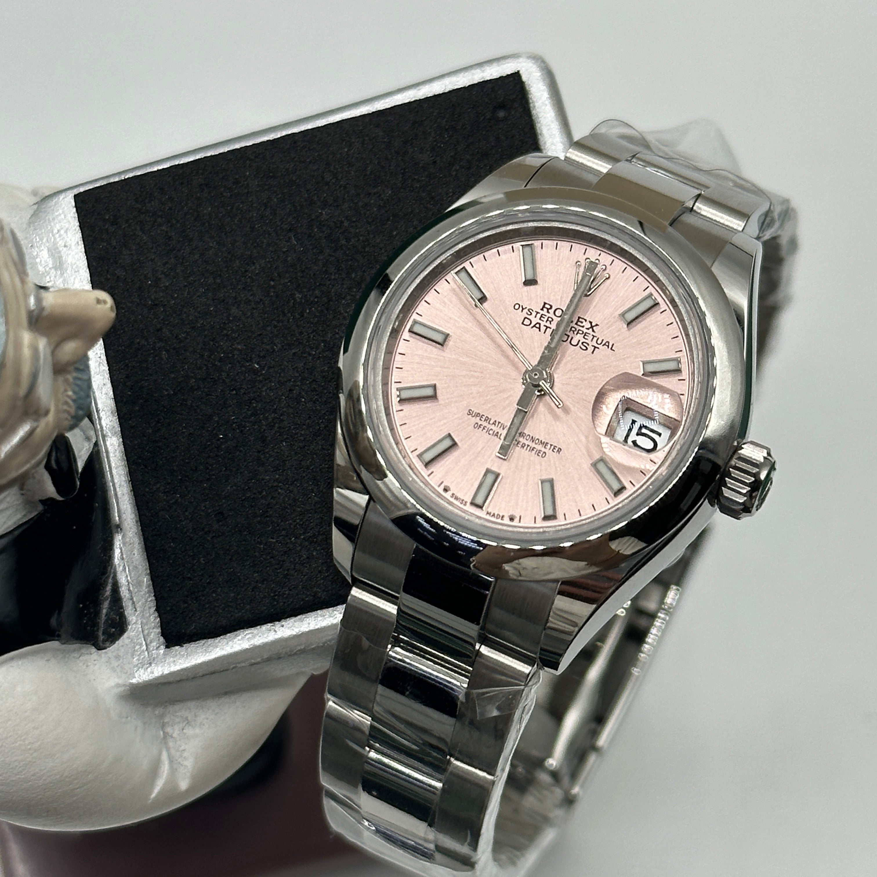 Rolex Lady-Datejust 279160 Pink Index Oyster 2025