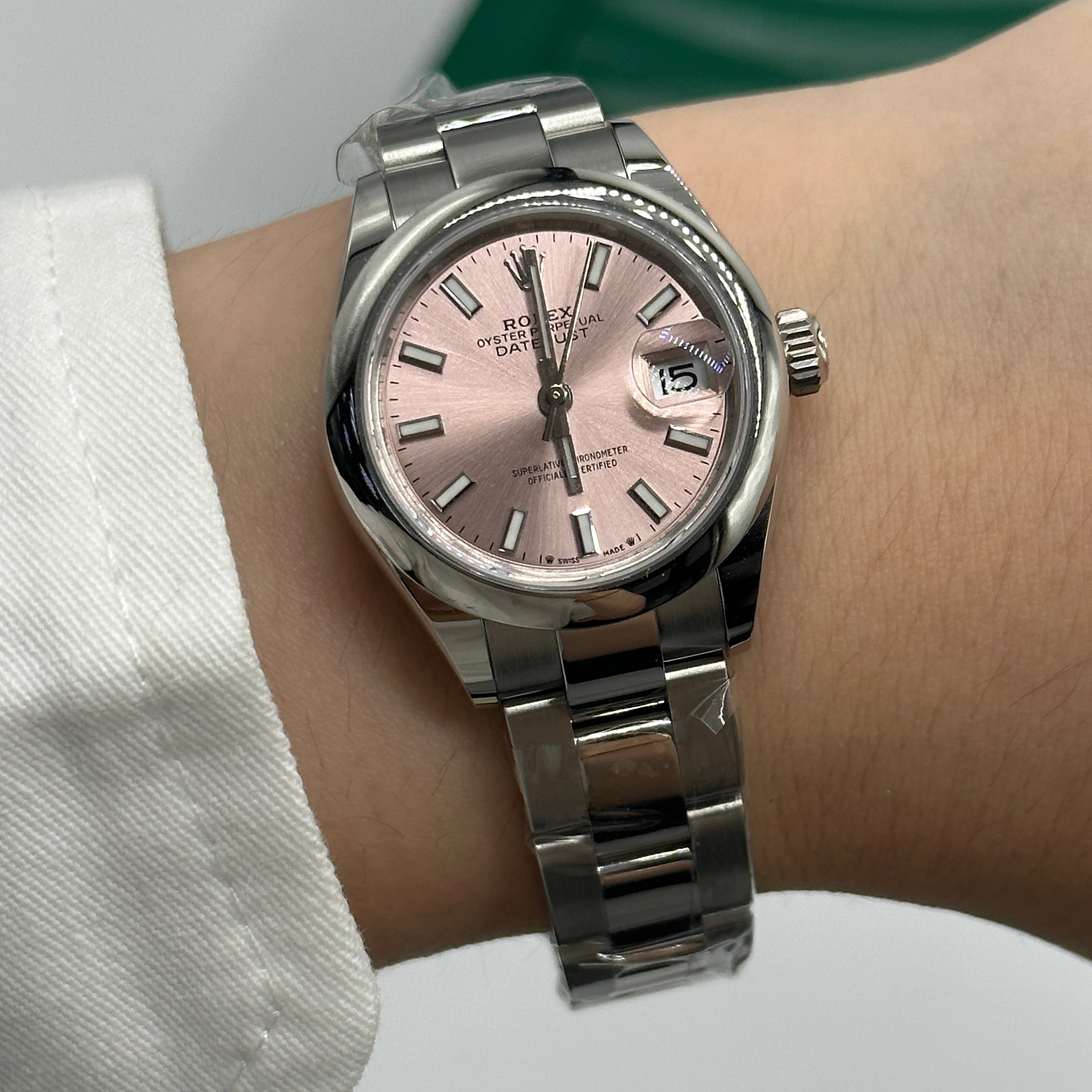 Rolex Lady-Datejust 279160 Pink Index Oyster 2025