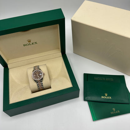 Rolex Lady-Datejust 279381RBR choc star diamonds oys