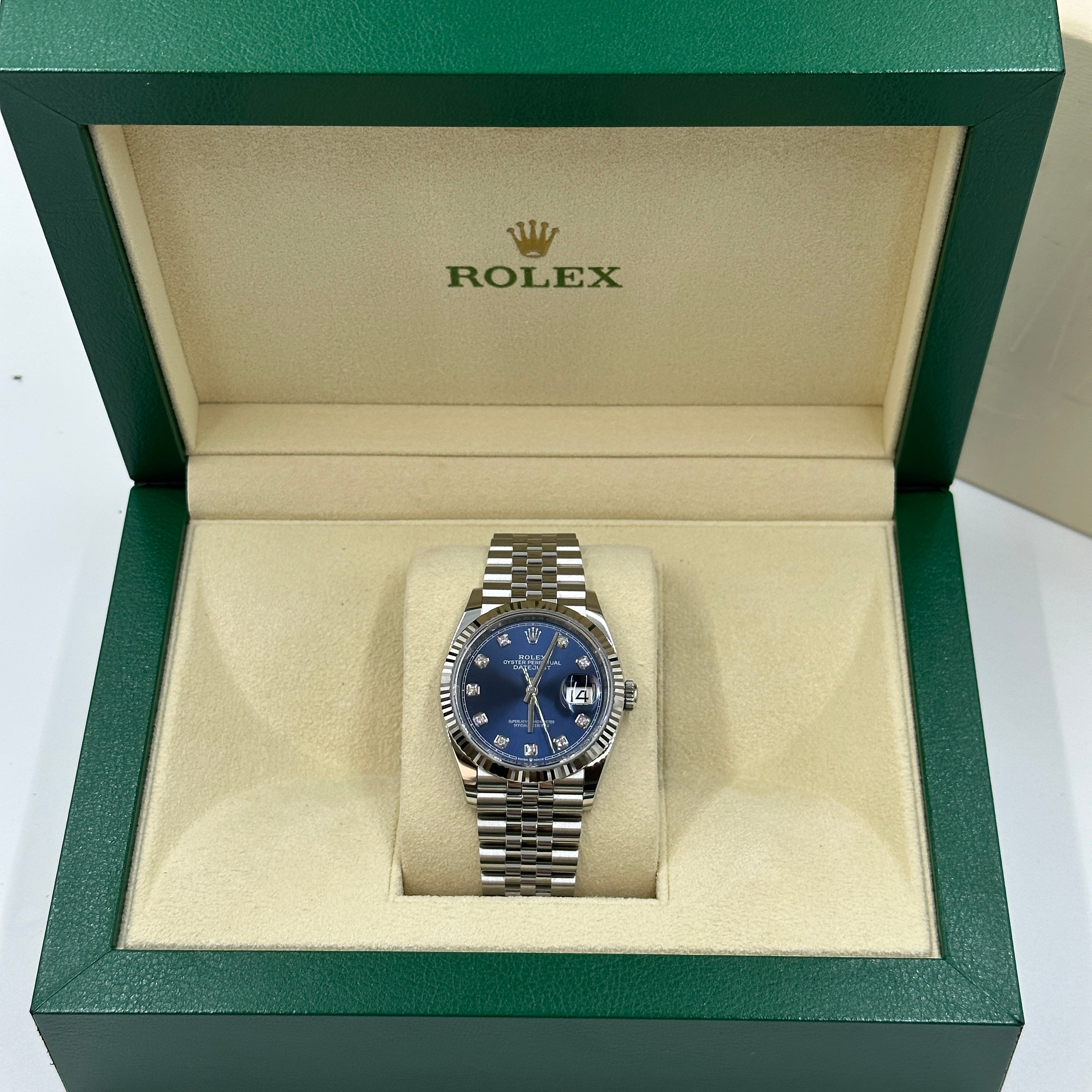 Rolex Datejust 36  126234G BLUE JUB