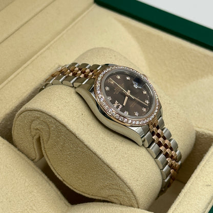 Rolex Lady-Datejust 279381RBR choc star diamonds oys