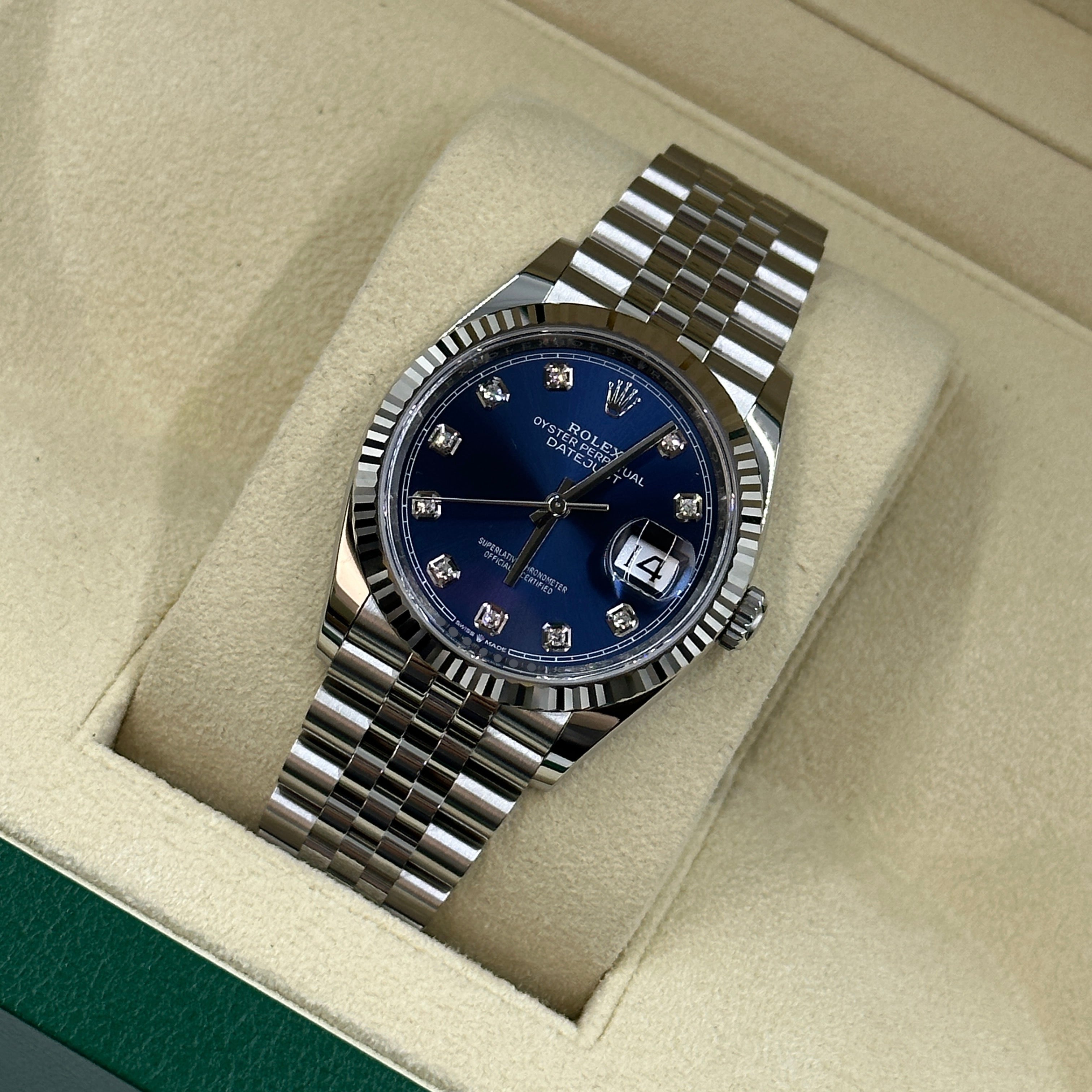 Rolex Datejust 36  126234G BLUE JUB