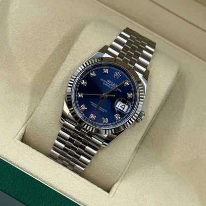 Rolex Datejust 36  126234G BLUE JUB