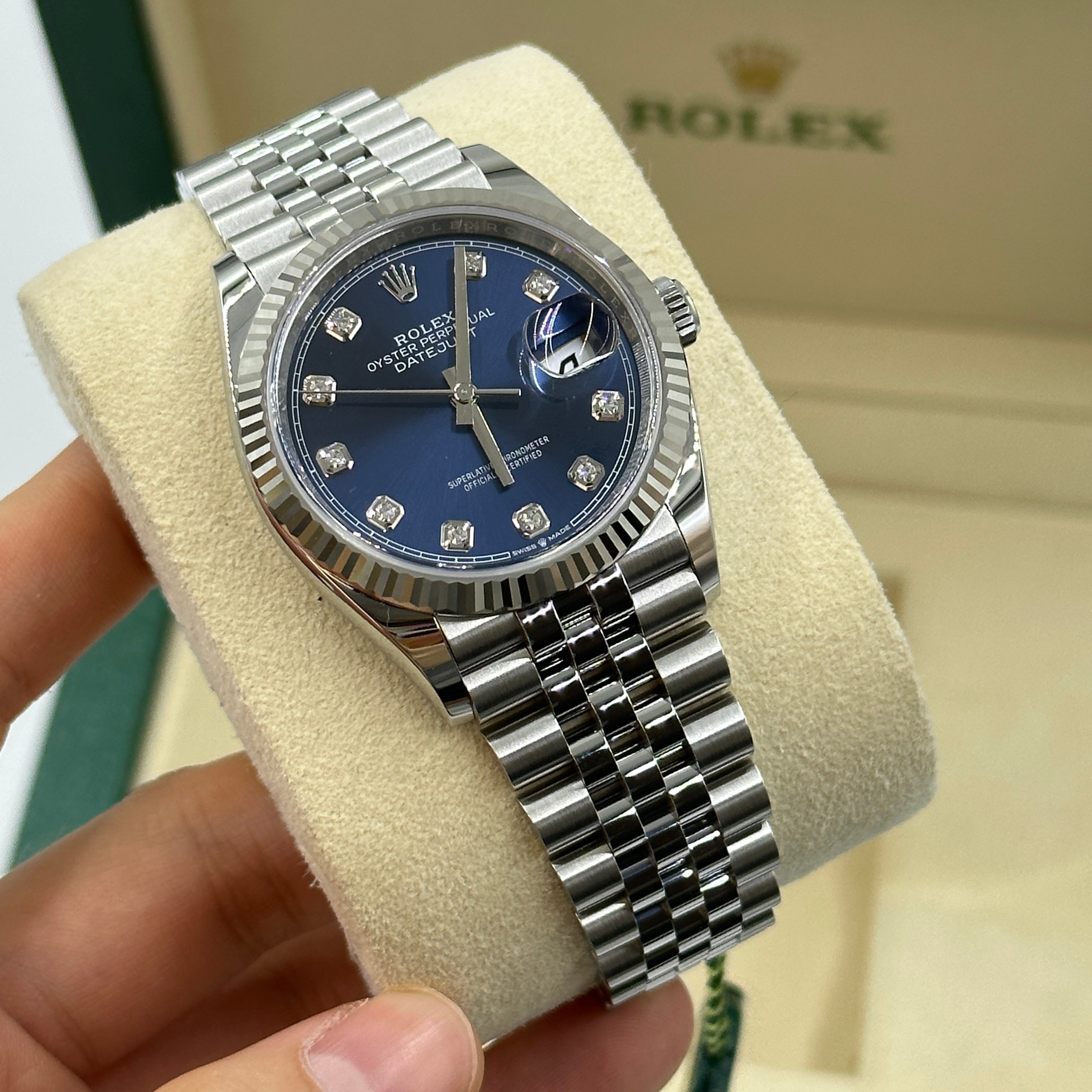 Rolex Datejust 36  126234G BLUE JUB