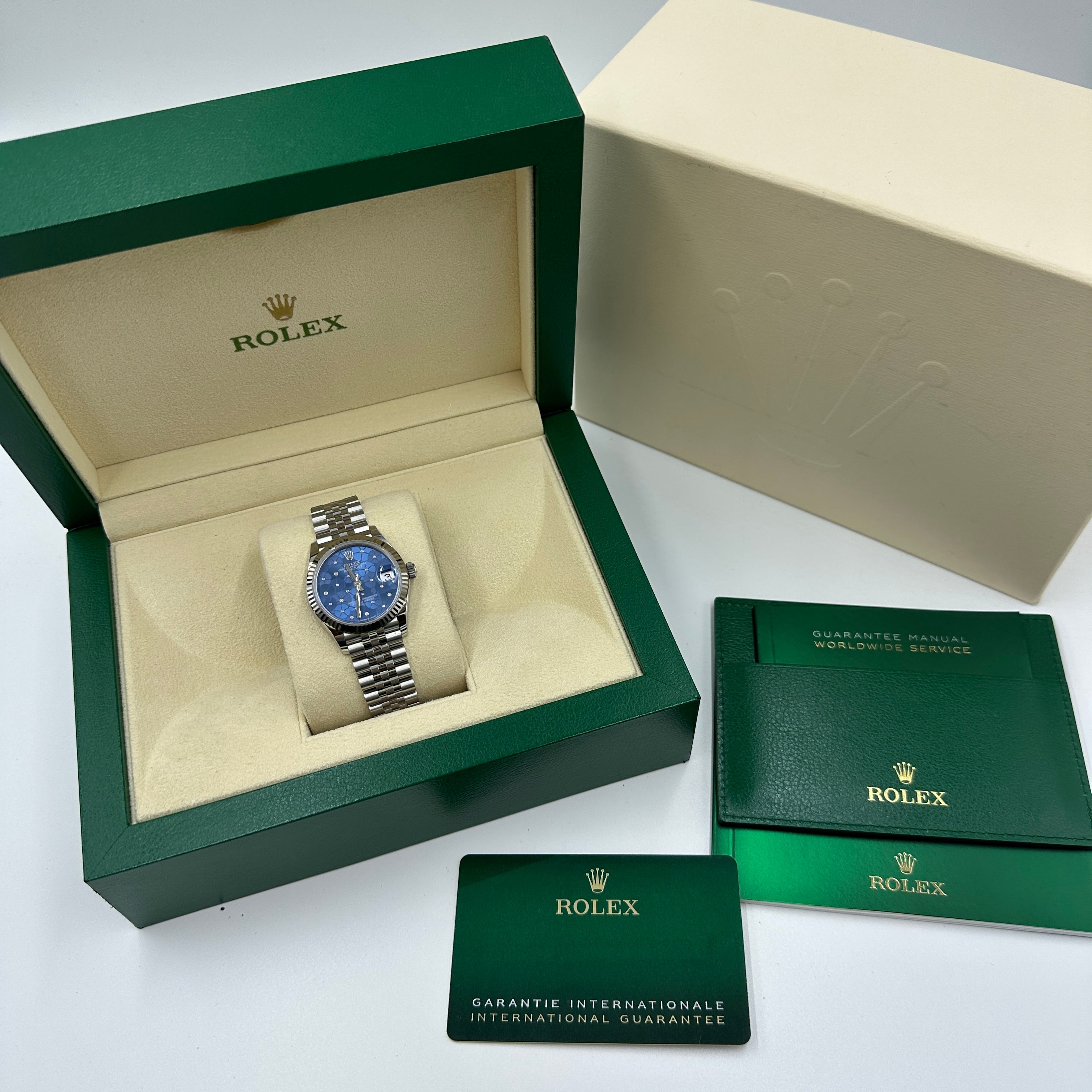 Rolex Datejust 31 278274 Blue Floral Jubilee 2025