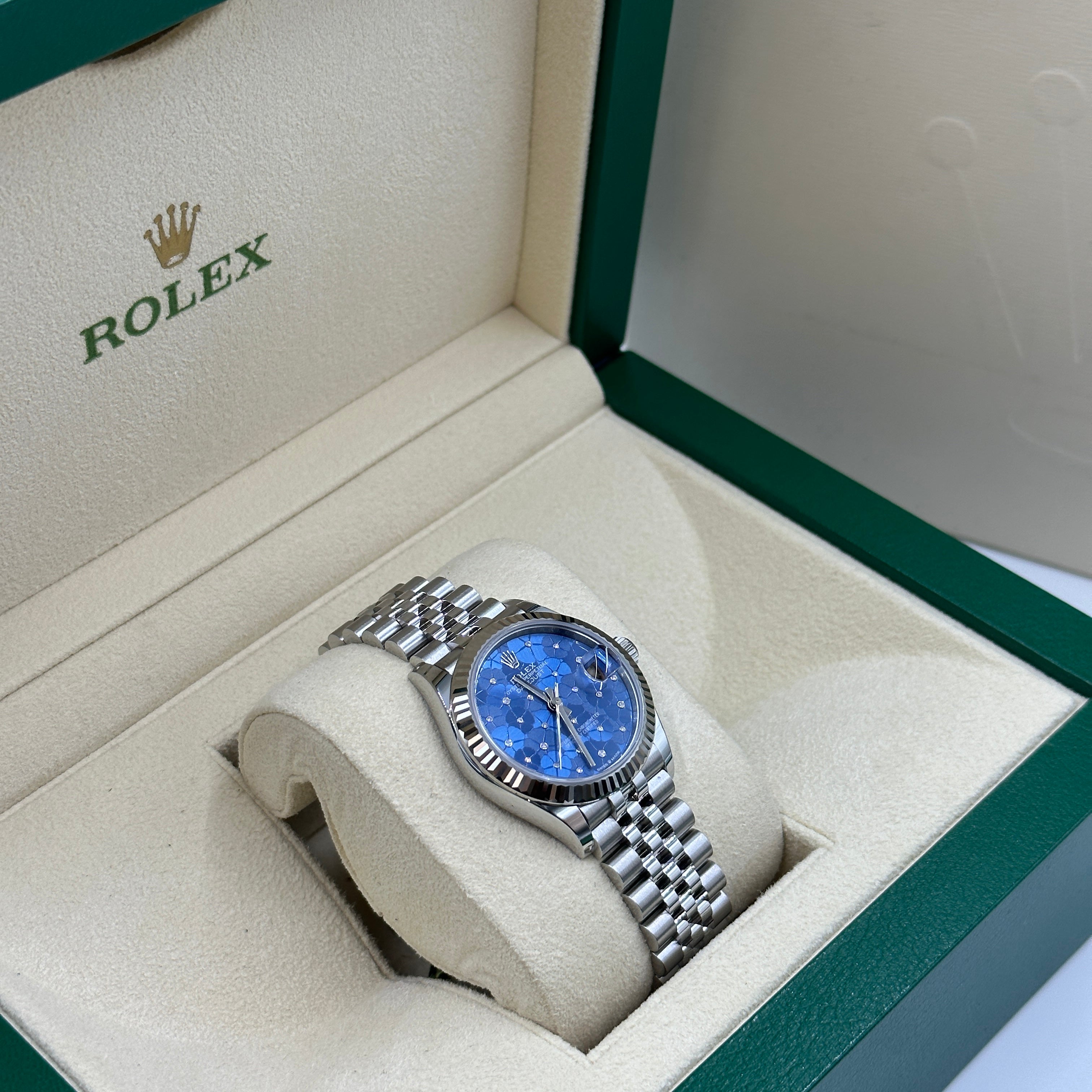 Rolex Datejust 31 278274 Blue Floral Jubilee 2025