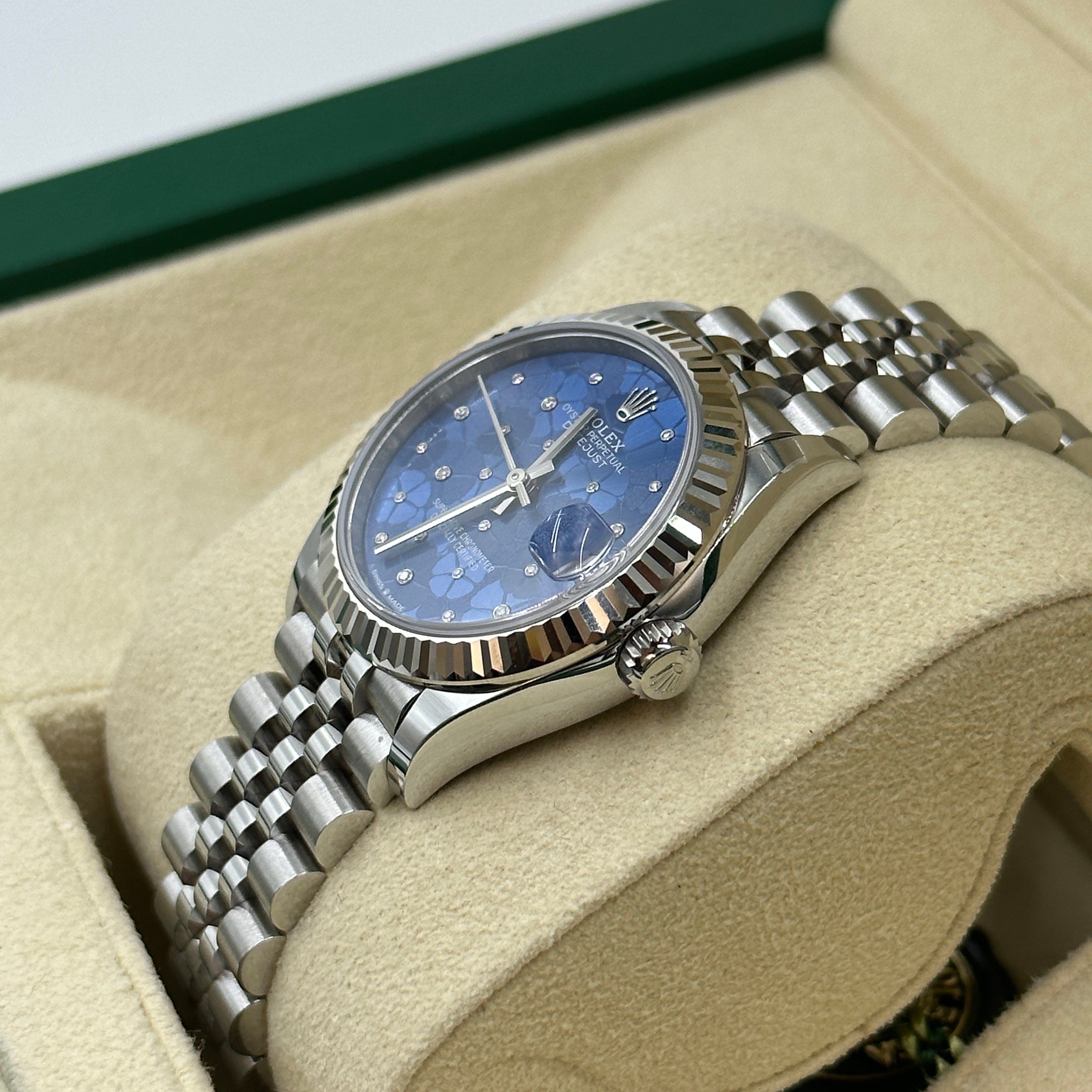 Rolex Datejust 31 278274 Blue Floral Jubilee 2025