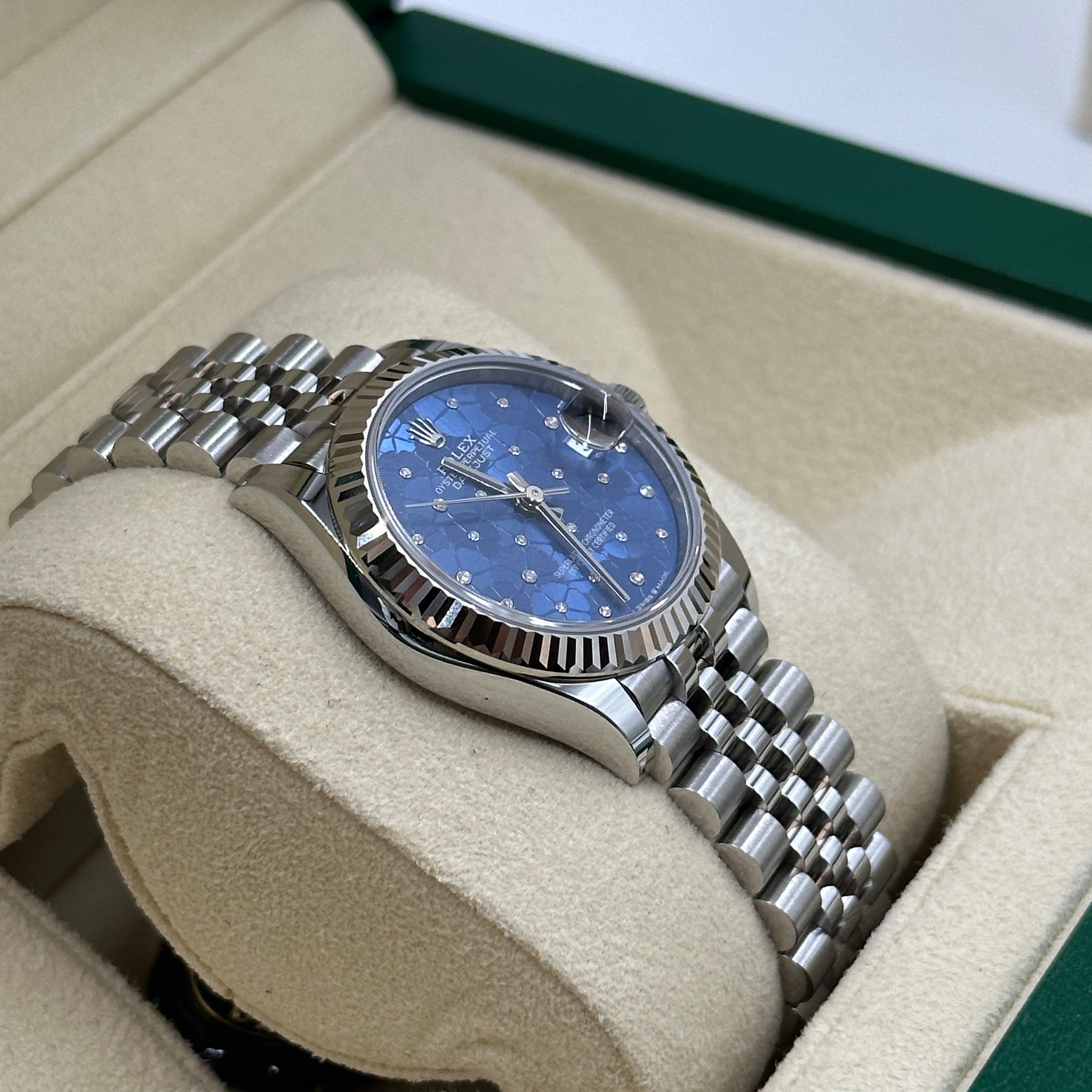 Rolex Datejust 31 278274 Blue Floral Jubilee 2025