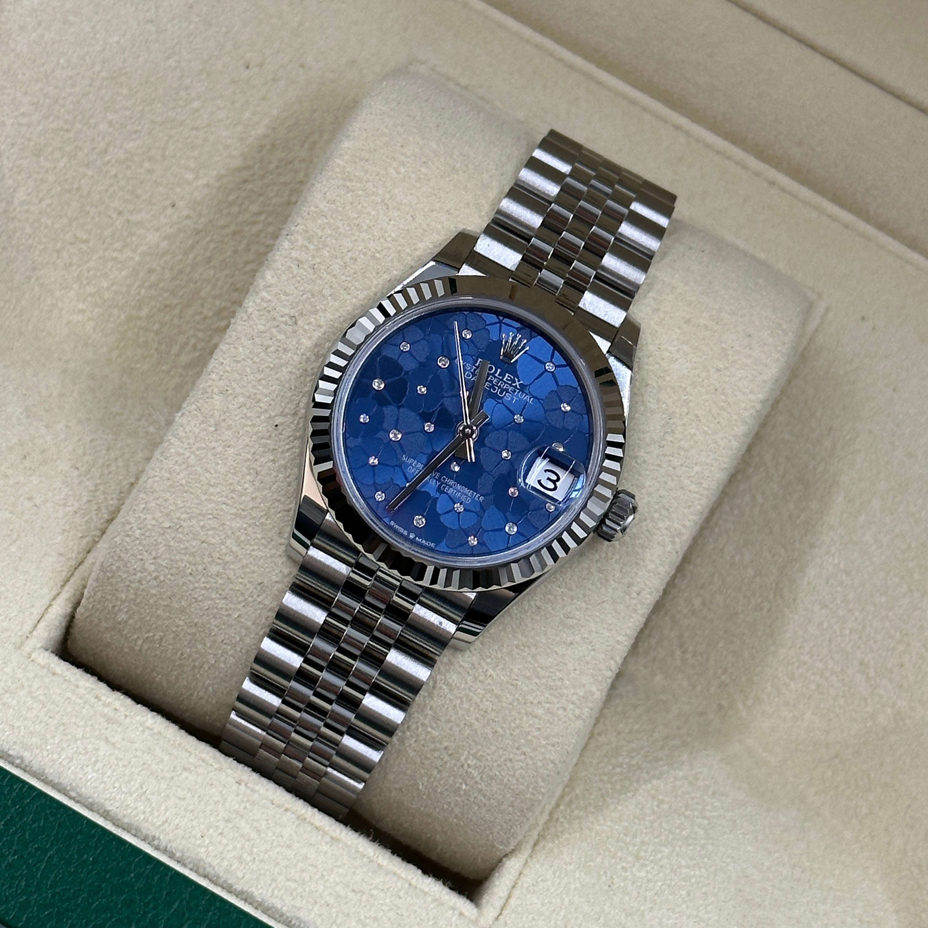 Rolex Datejust 31 278274 Blue Floral Jubilee 2025