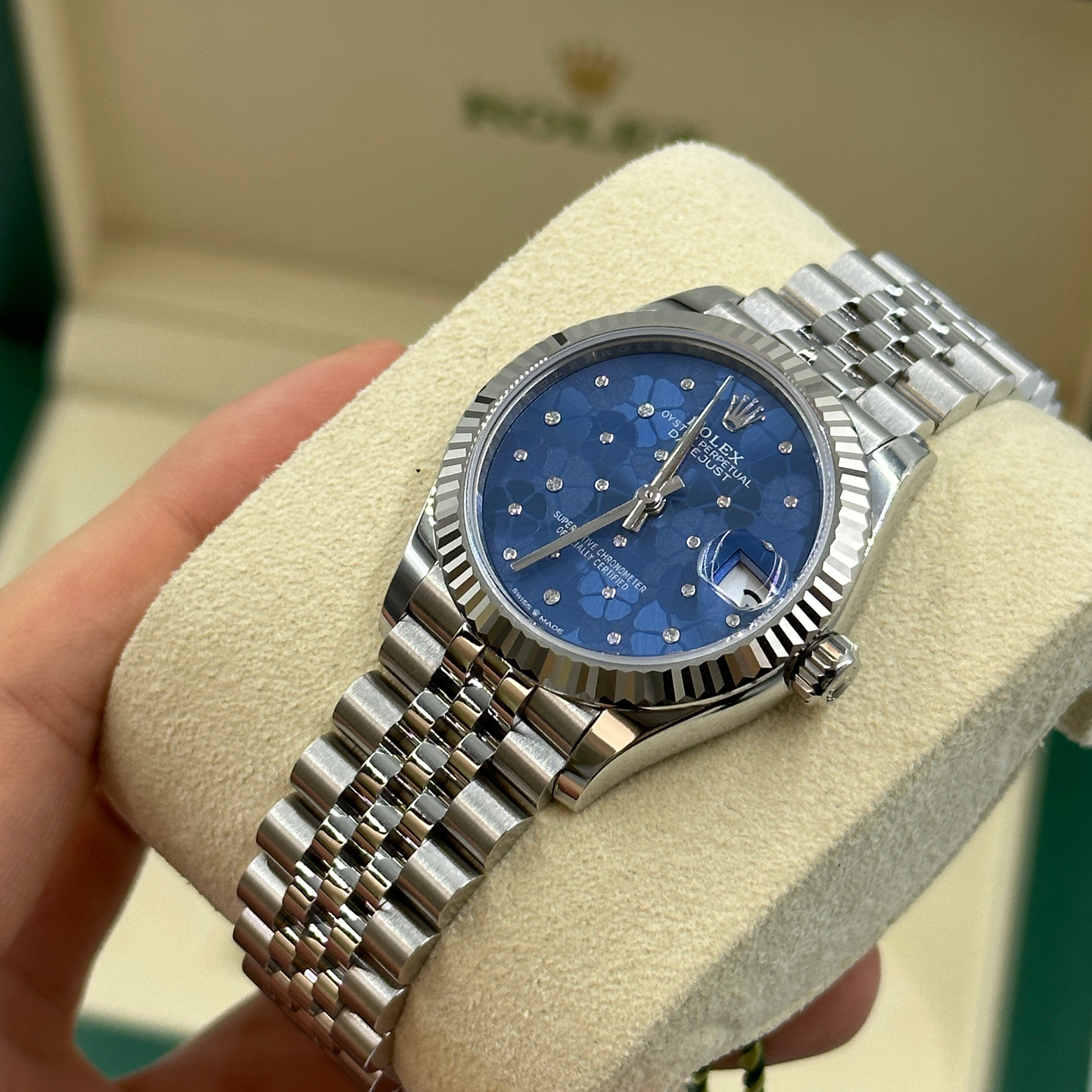 Rolex Datejust 31 278274 Blue Floral Jubilee 2025