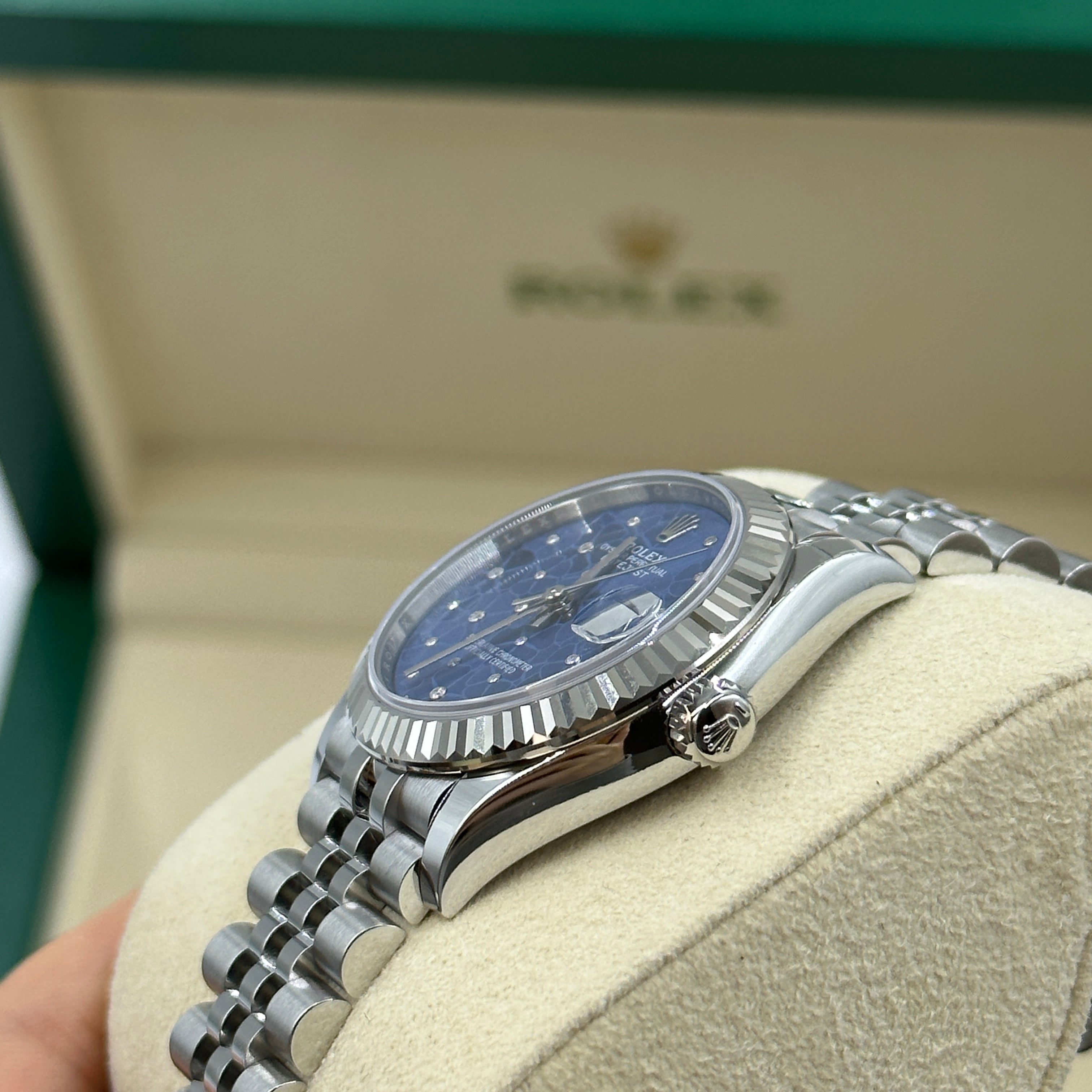 Rolex Datejust 31 278274 Blue Floral Jubilee 2025