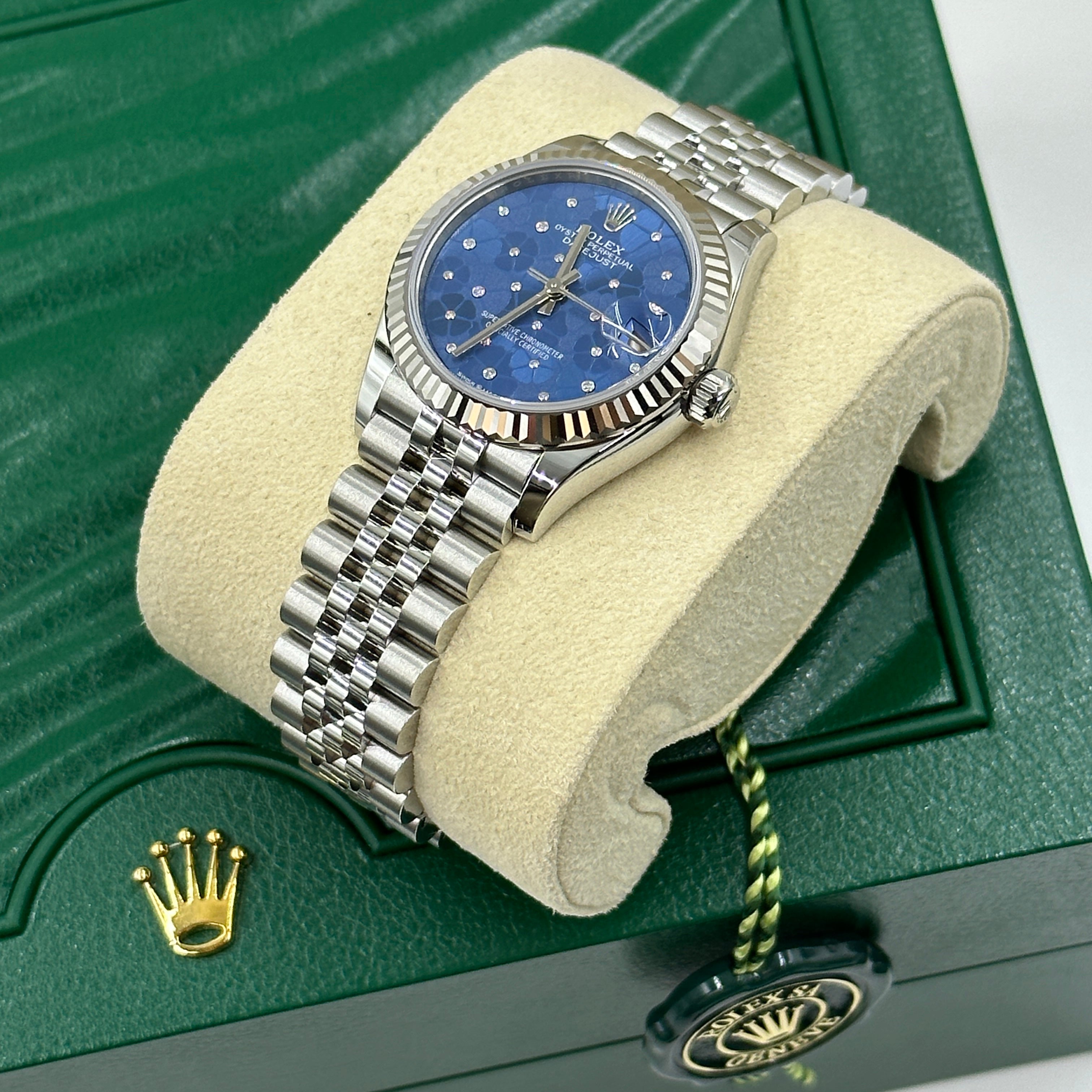 Rolex Datejust 31 278274 Blue Floral Jubilee 2025