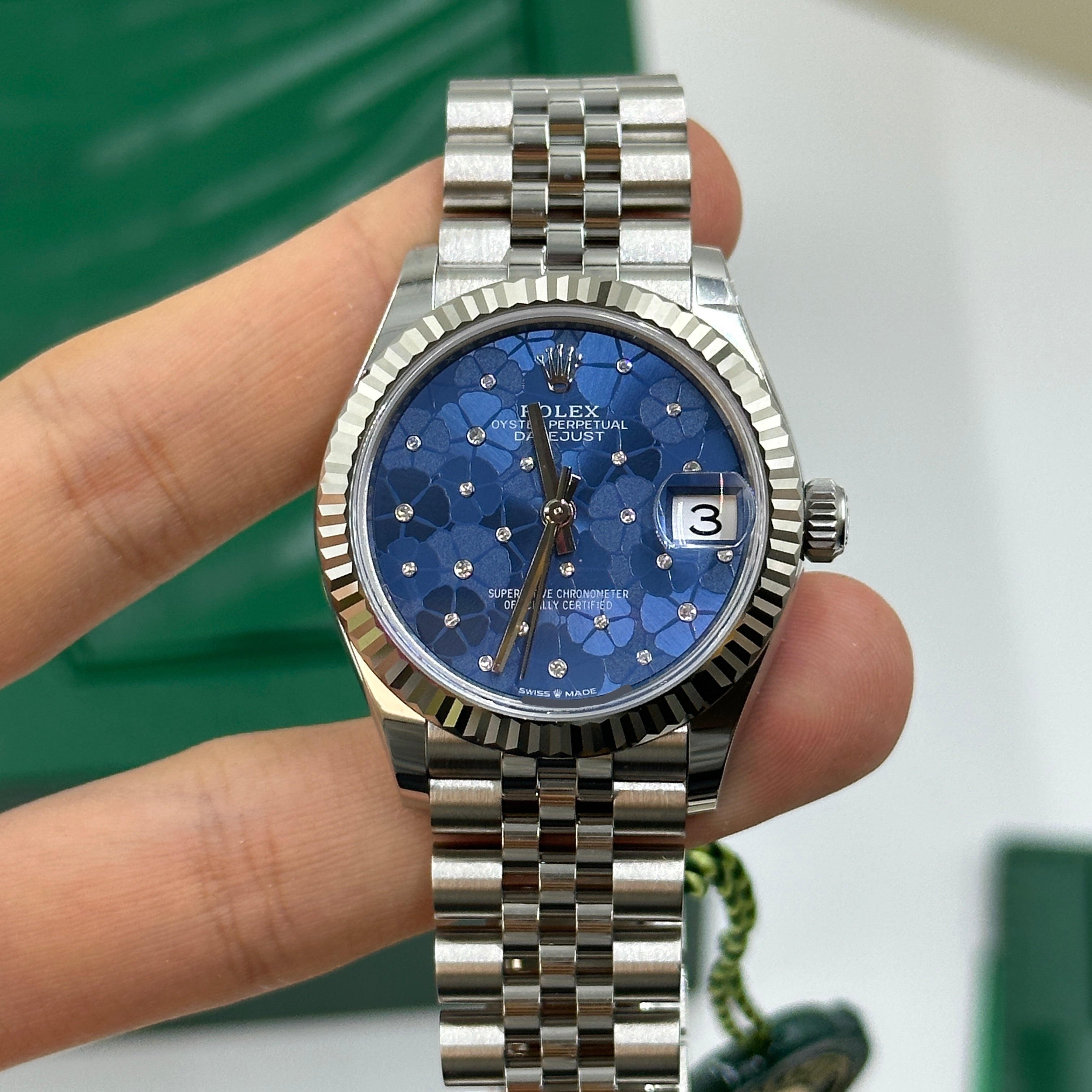 Rolex Datejust 31 278274 Blue Floral Jubilee 2025
