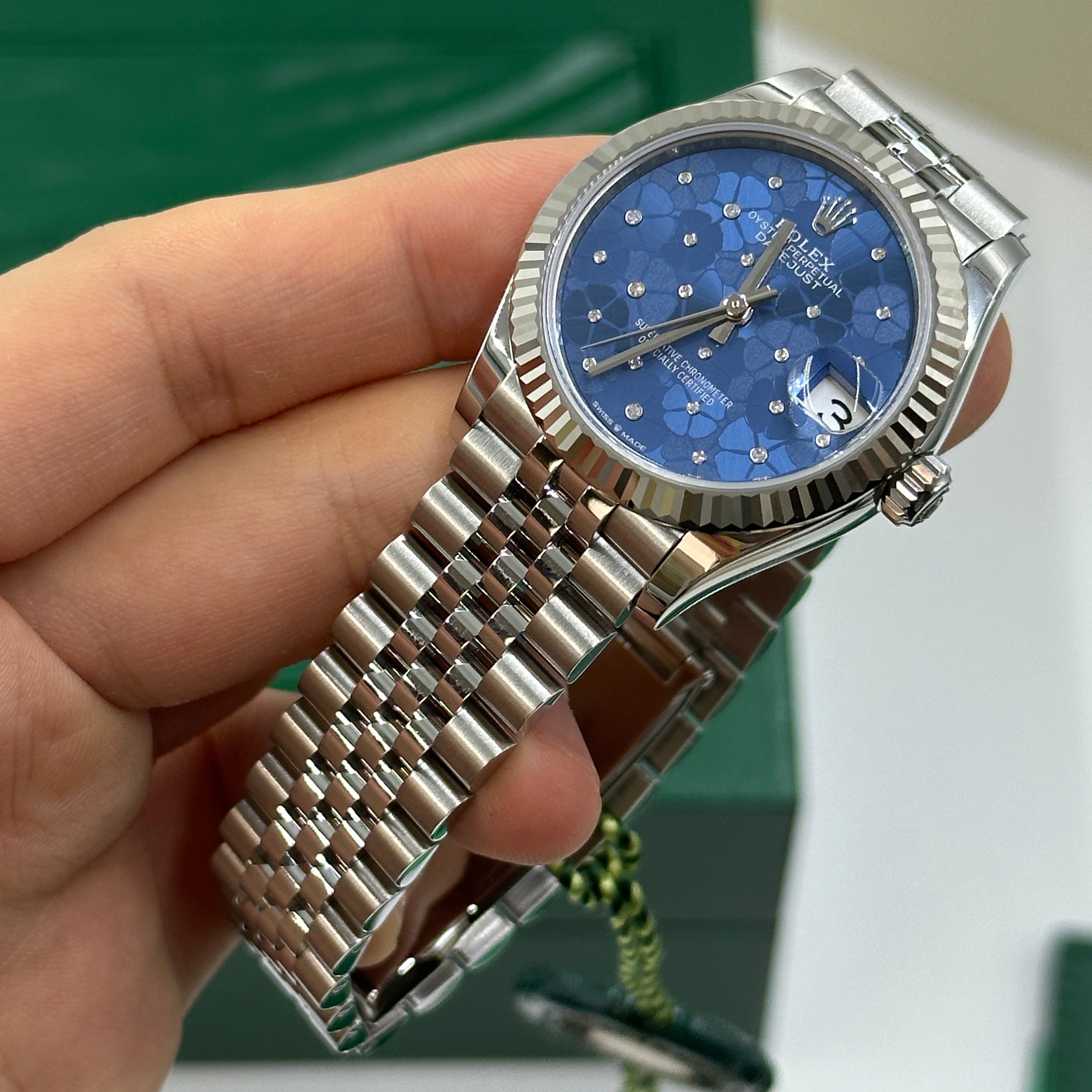 Rolex Datejust 31 278274 Blue Floral Jubilee 2025