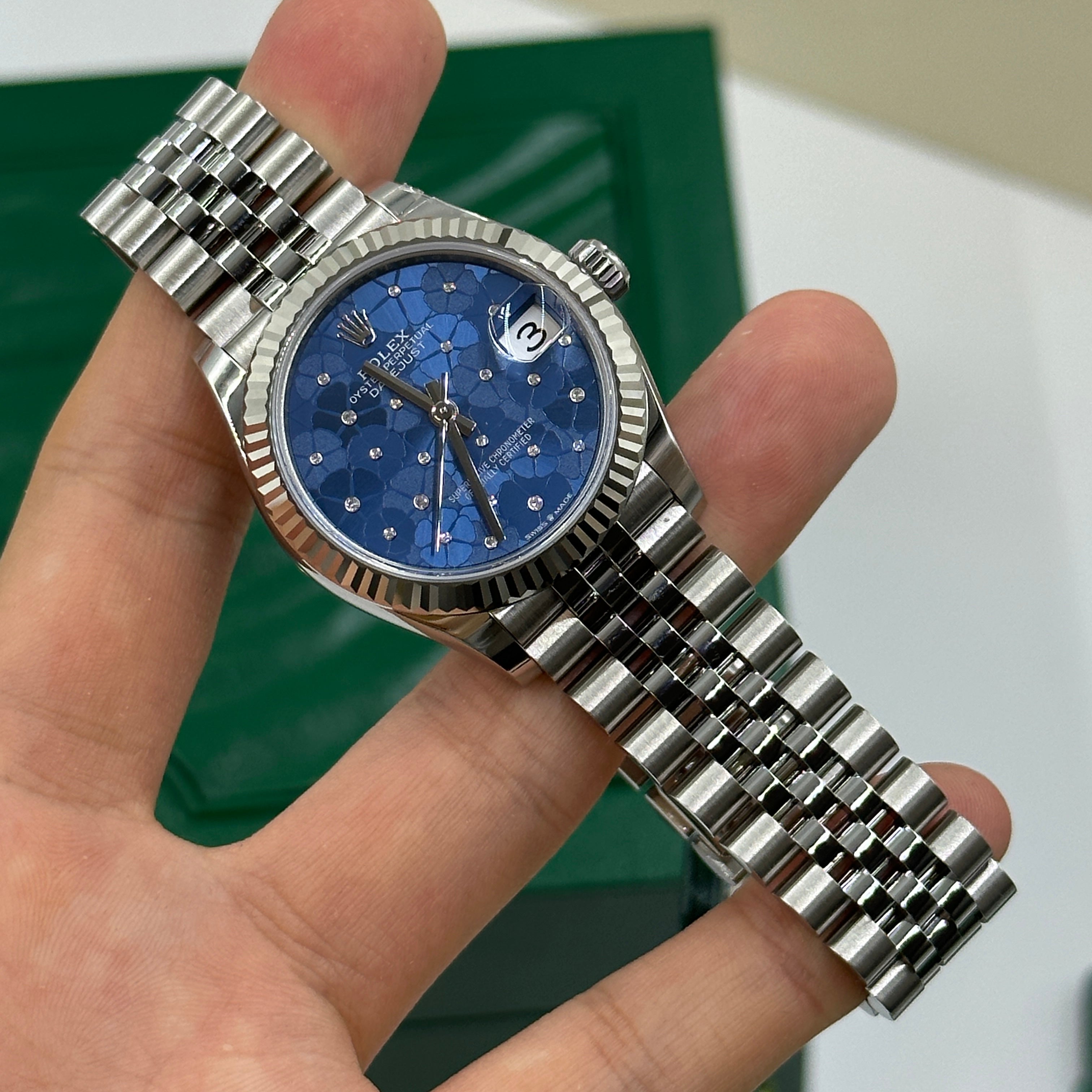 Rolex Datejust 31 278274 Blue Floral Jubilee 2025