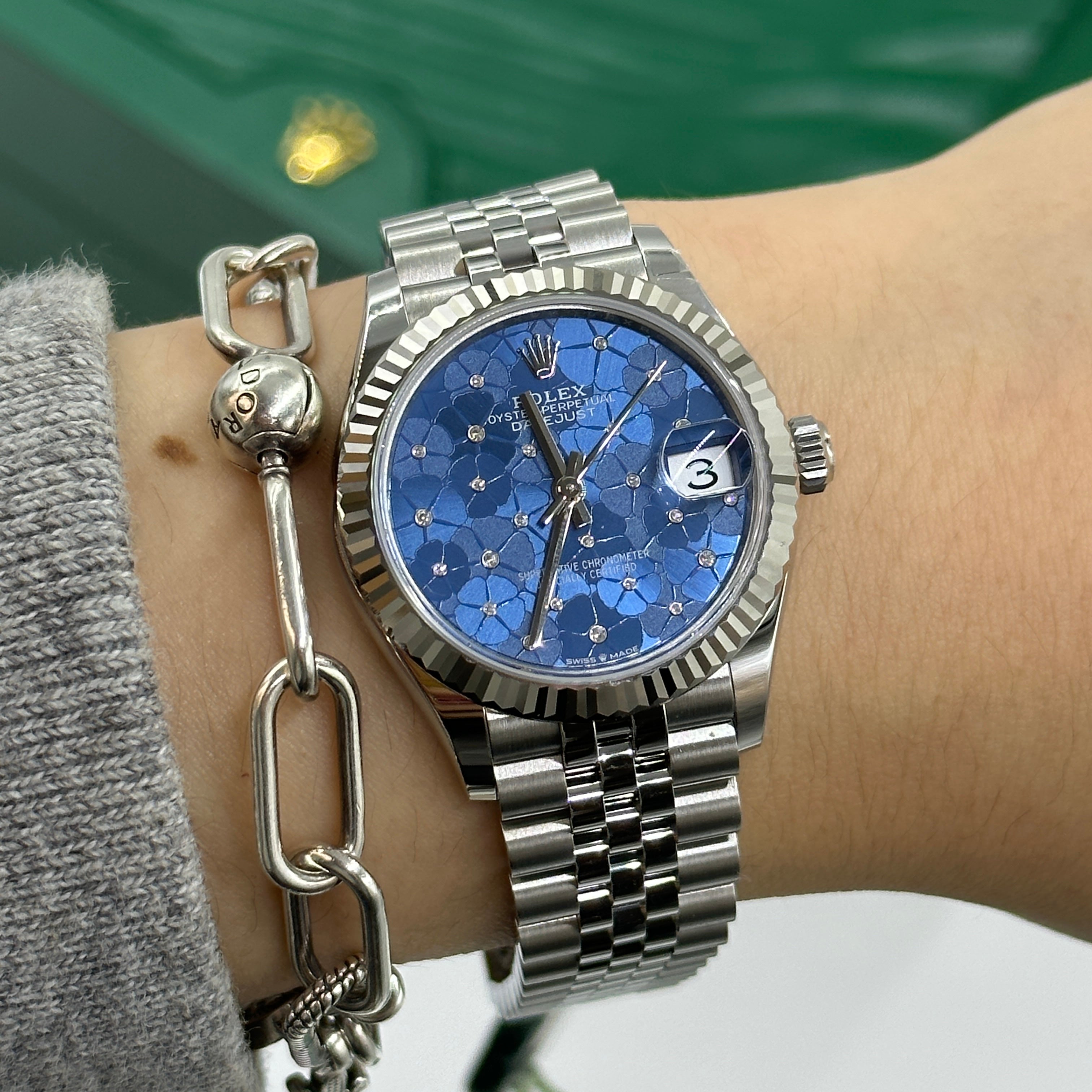 Rolex Datejust 31 278274 Blue Floral Jubilee 2025
